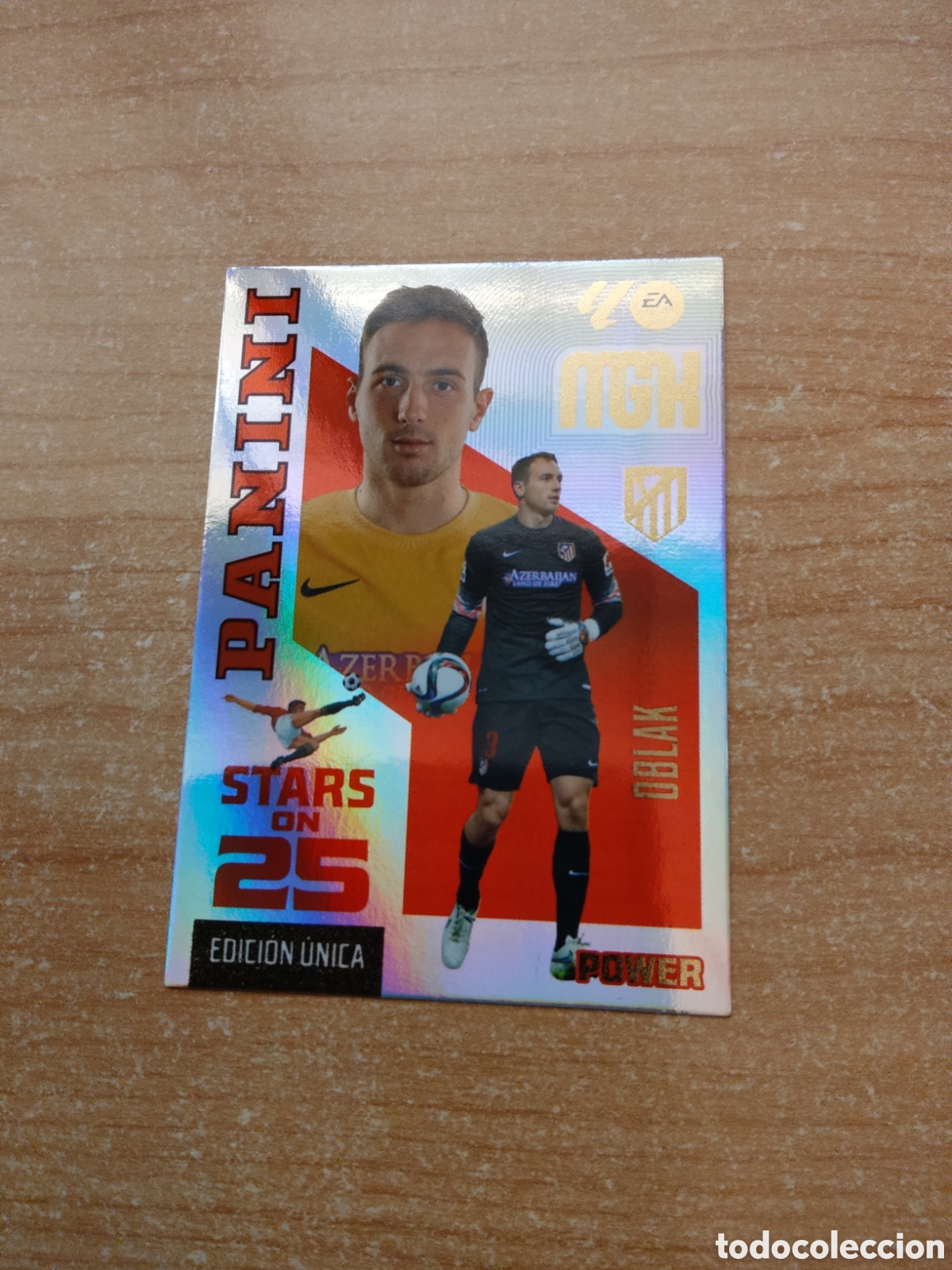Figurine di Calcio: 447 OBLAK STARS ON 25 POWER ATLETICO MADRID MEGACRACKS 2026 2027