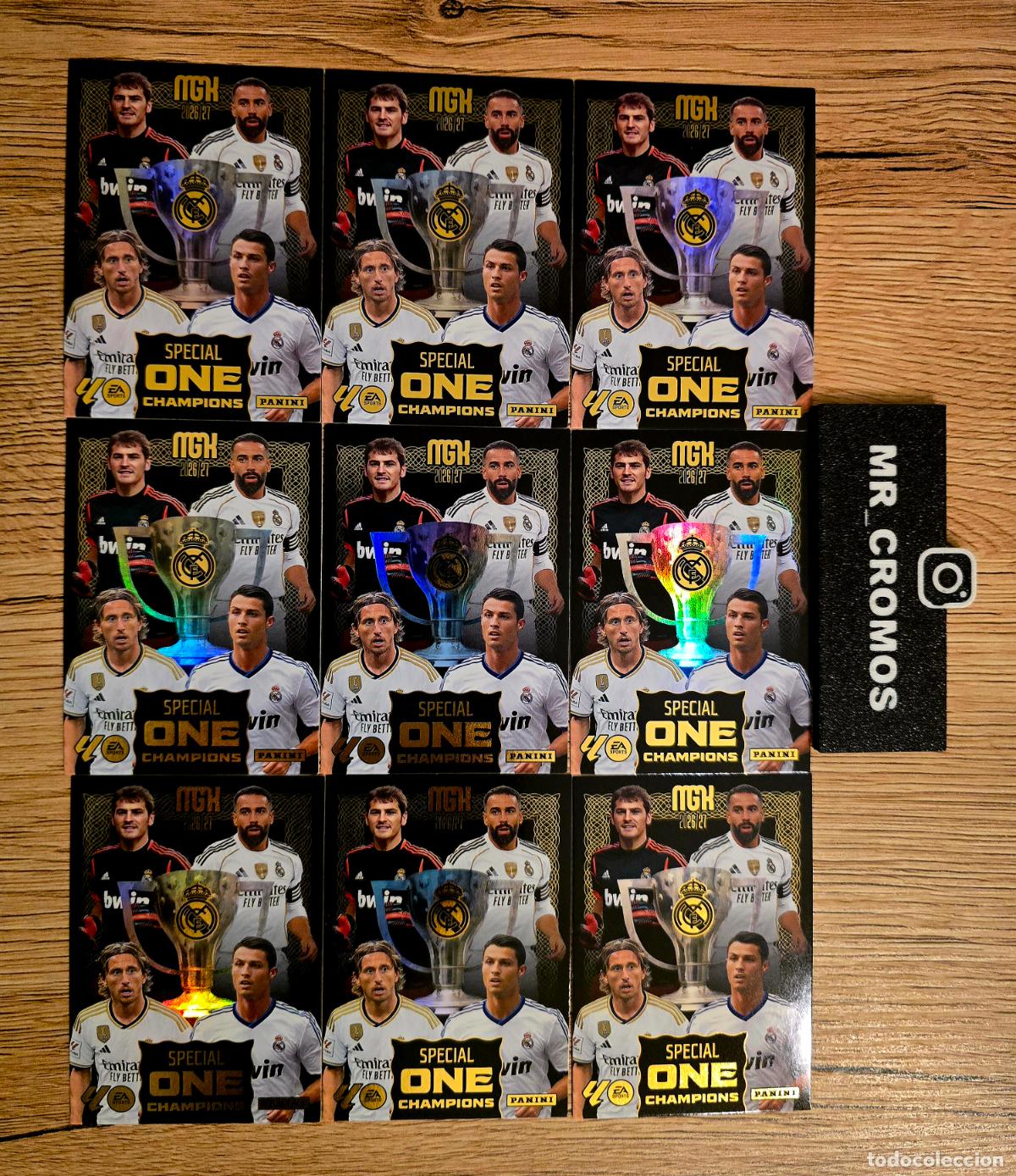 Figurine di Calcio: LOTE 9 CARDS MEGACRACKS 26/27 CARD STARS POWER ON 25