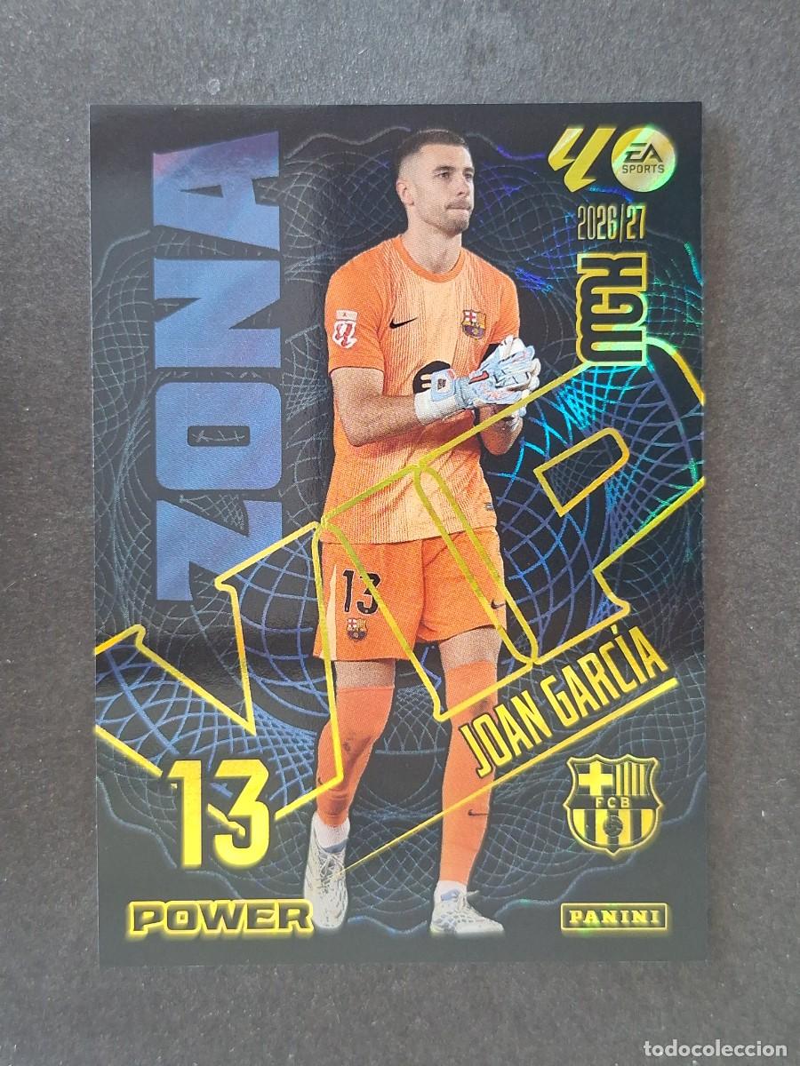 Figurine di Calcio: L1 JOAN GARCIA F. C. BARCELONA ZONA VIP POWER 399P PANINI MEGACRACKS 2026 2027 26 27