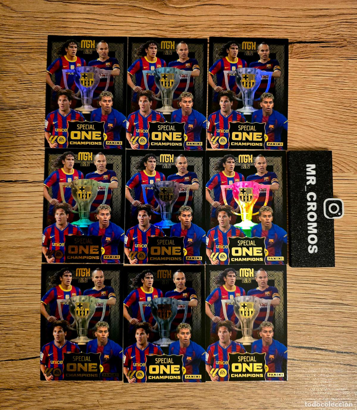 Figurine di Calcio: LOTE 9 CARDS MEGACRACKS 26/27 CARD STARS POWER ON 25