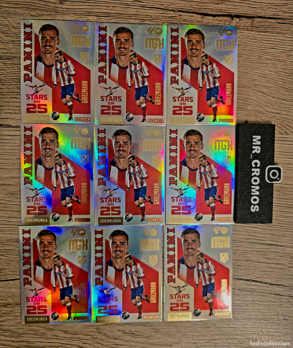 Figurine di Calcio: LOTE 9 CARDS MEGACRACKS 26/27 CARD STARS POWER ON 25