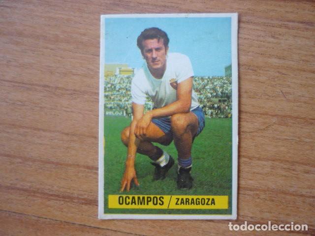 Fu&szlig;ball-Sticker: CROMO LIGA ESTE 74 75 OCAMPOS (ZARAGOZA) BAJA - DESPEGADO - 1974 1975