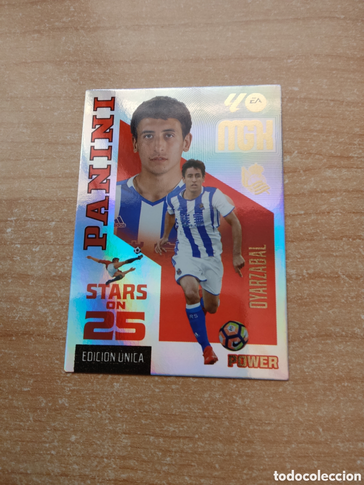 Fu&szlig;ball-Sticker: 448 OYARZABAL STARS ON 25 POWER REAL SOCIEDAD MEGACRACKS 2026 2027