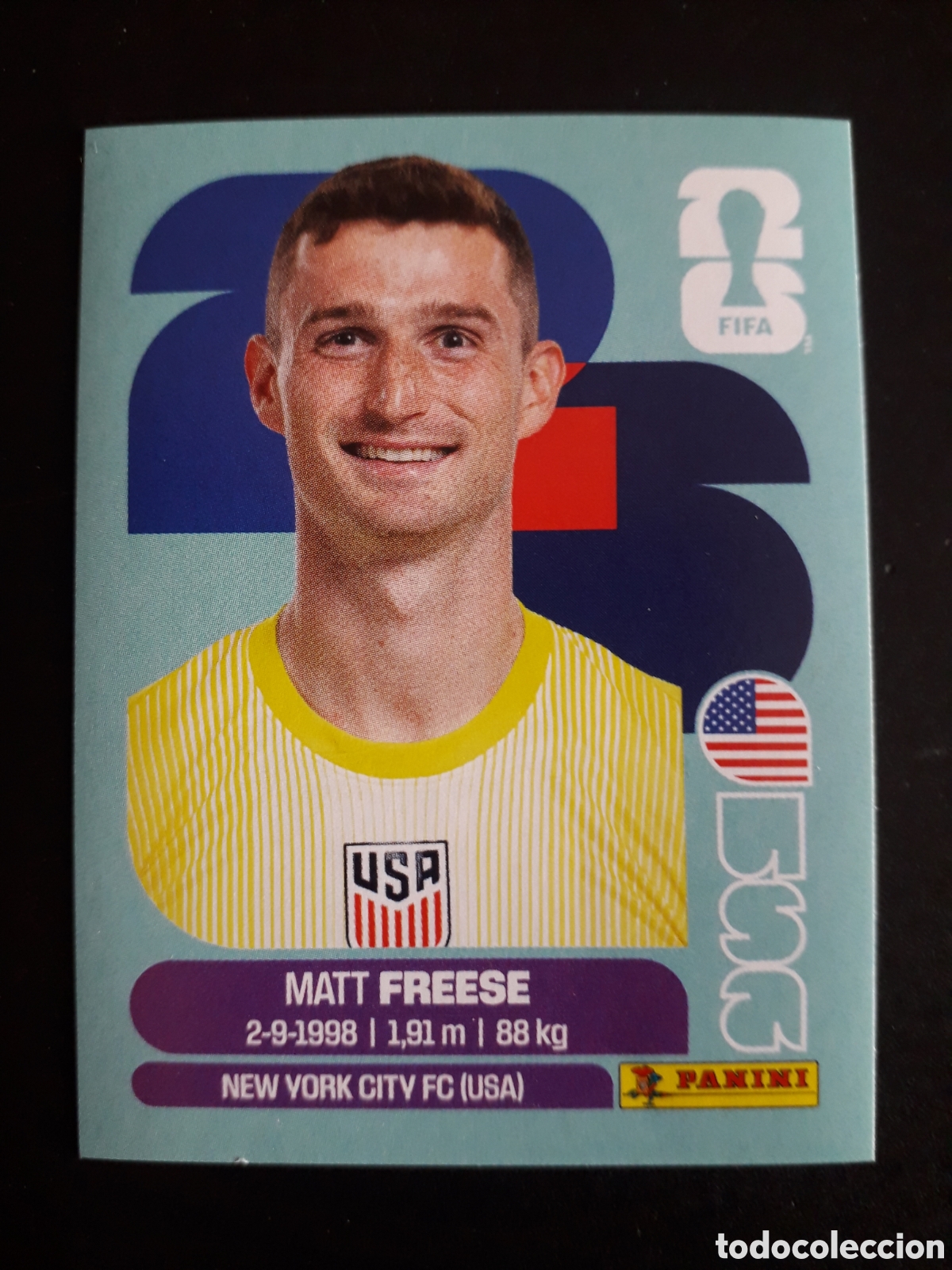 Fu&szlig;ball-Sticker: FREESE ESTADOS UNIDOS USA 2 MUNDIAL F&Uacute;TBOL 2026 FIFA WORLD CUP PANINI SIN PEGAR PEDIDO M&Iacute;NIMO 3&euro;