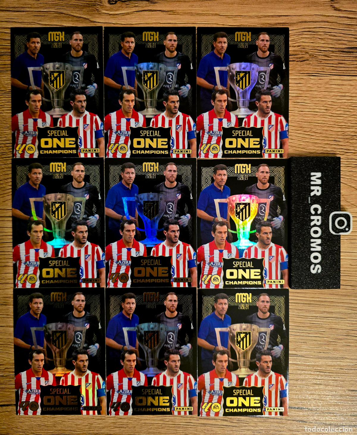 Fu&szlig;ball-Sticker: LOTE 9 CARDS MEGACRACKS 26/27 CARD STARS POWER ON 25