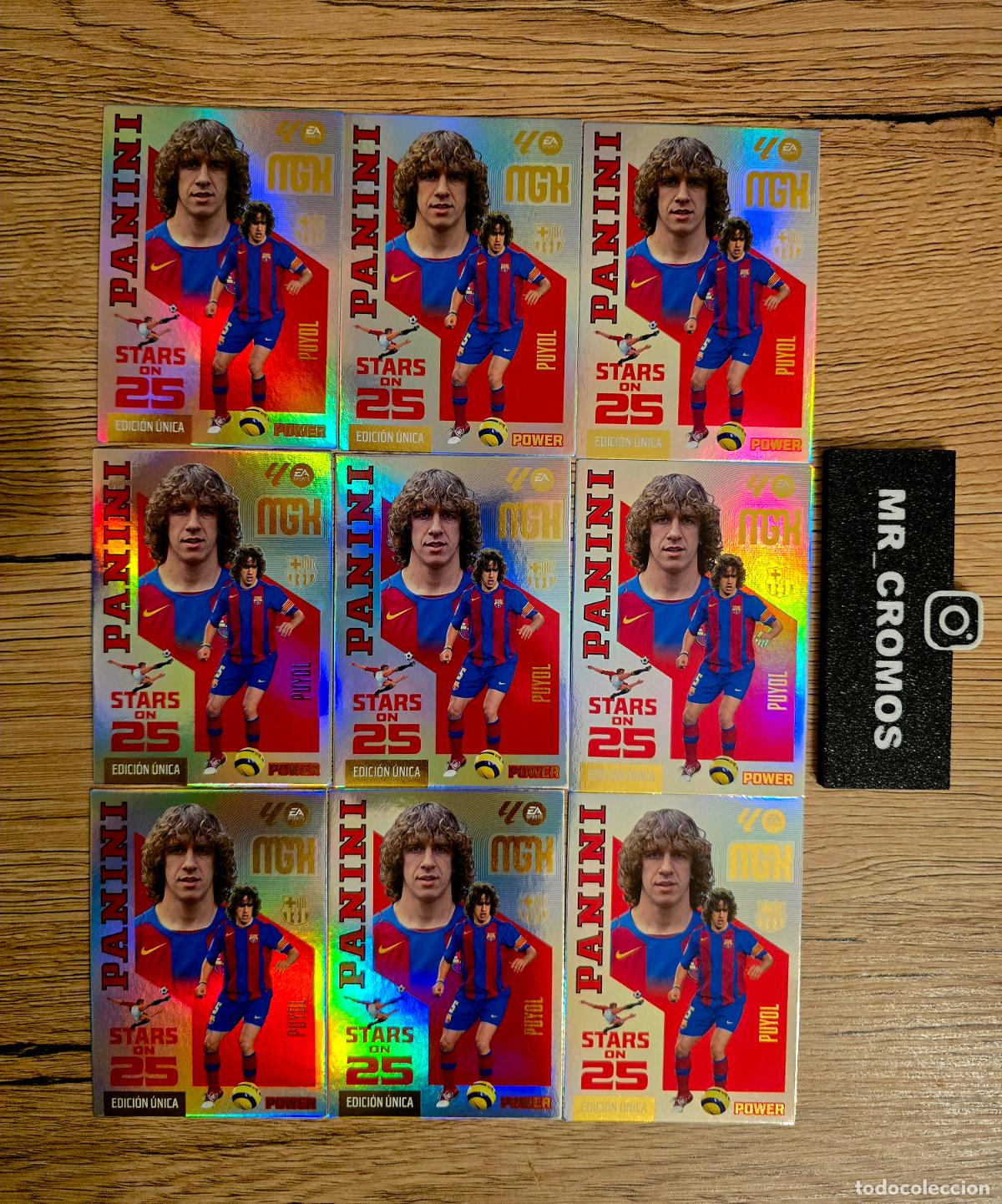 Fu&szlig;ball-Sticker: LOTE 9 CARDS MEGACRACKS 26/27 CARD STARS POWER ON 25