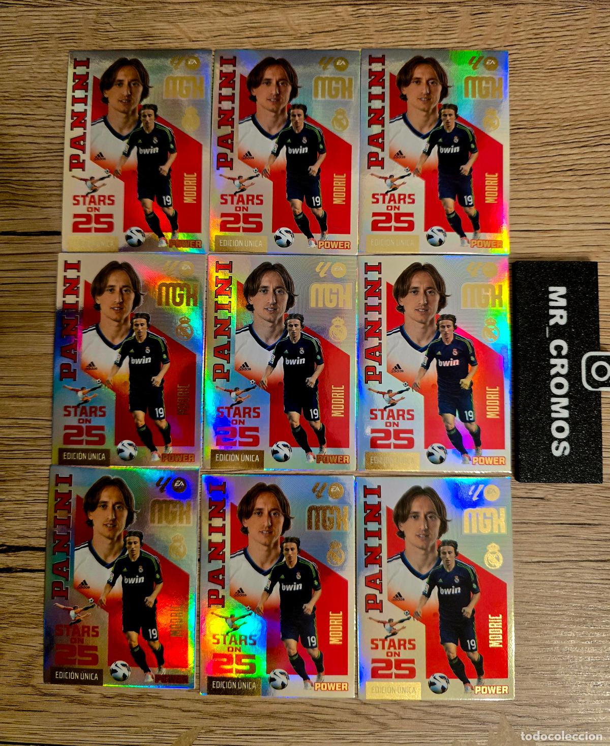 Fu&szlig;ball-Sticker: LOTE 9 CARDS MEGACRACKS 26/27 CARD STARS POWER ON 25