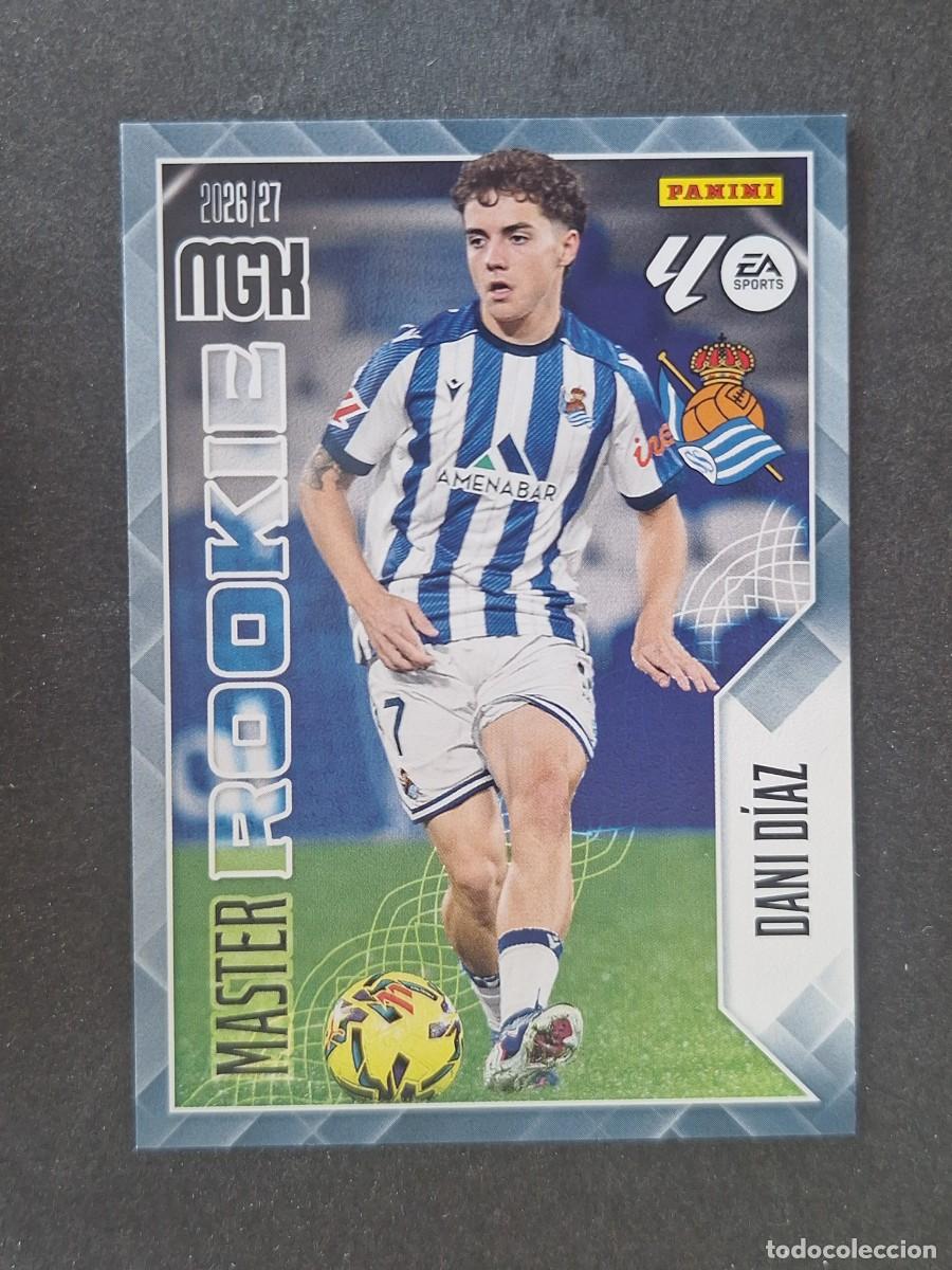 Fu&szlig;ball-Sticker: L1 DANI DIAZ REAL SOCIEDAD MASTER ROOKIE 411 PANINI MEGACRACKS 2026 2027 26 27