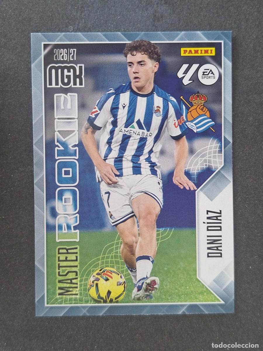 Fu&szlig;ball-Sticker: L1 DANI DIAZ REAL SOCIEDAD MASTER ROOKIE 411 PANINI MEGACRACKS 2026 2027 26 27