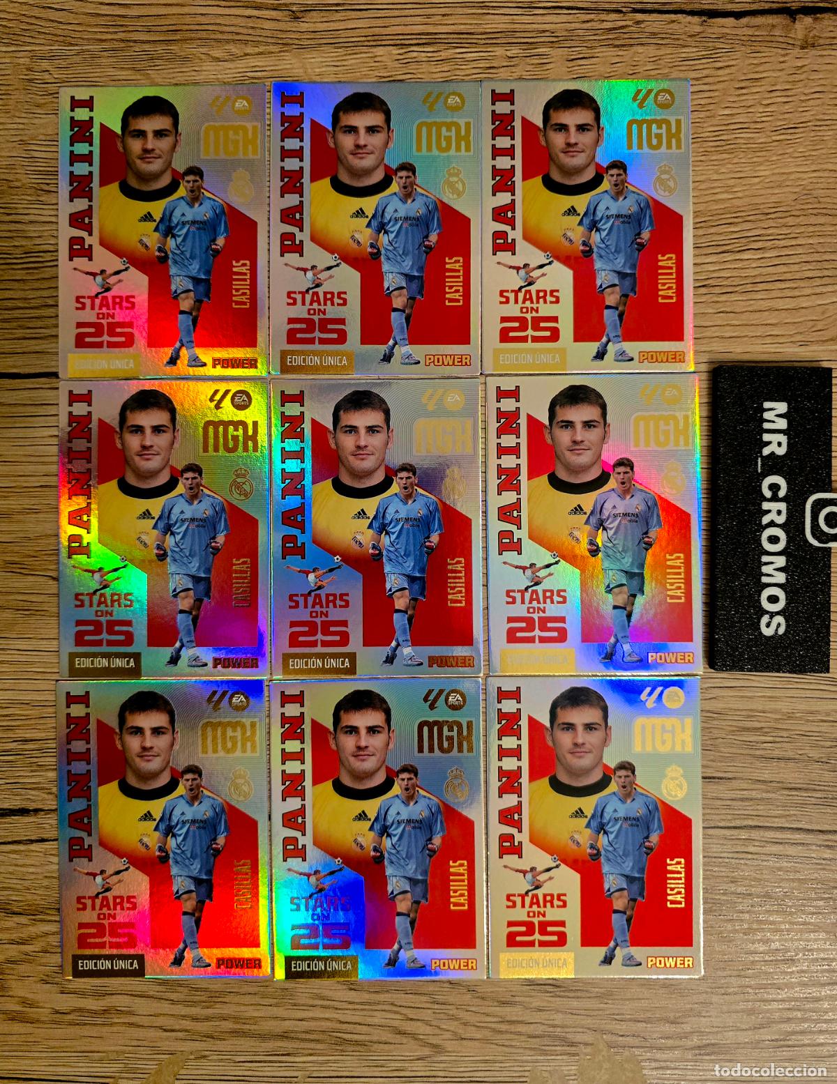 Fu&szlig;ball-Sticker: LOTE 9 CARDS MEGACRACKS 26/27 CARD STARS POWER ON 25
