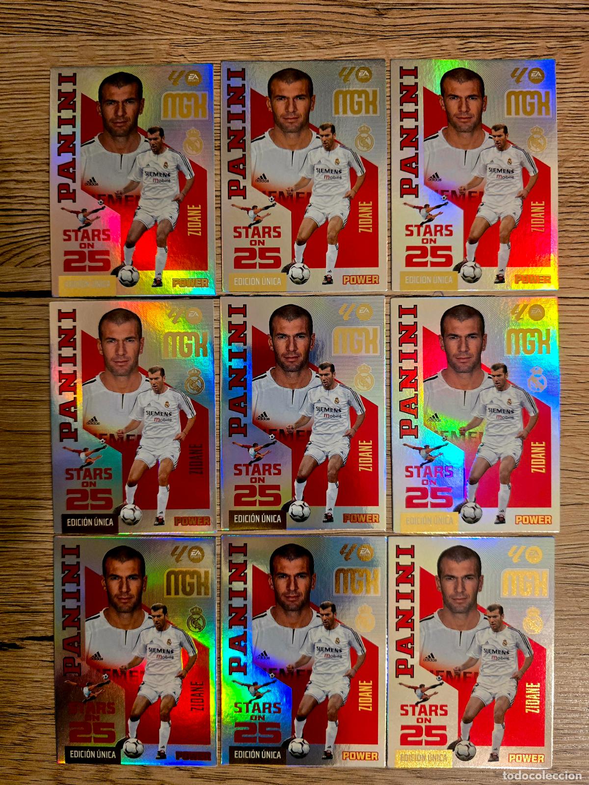 Cromos de f&uacute;tbol: LOTE 9 CARDS MEGACRACKS 26/27 CARD STARS POWER ON 25