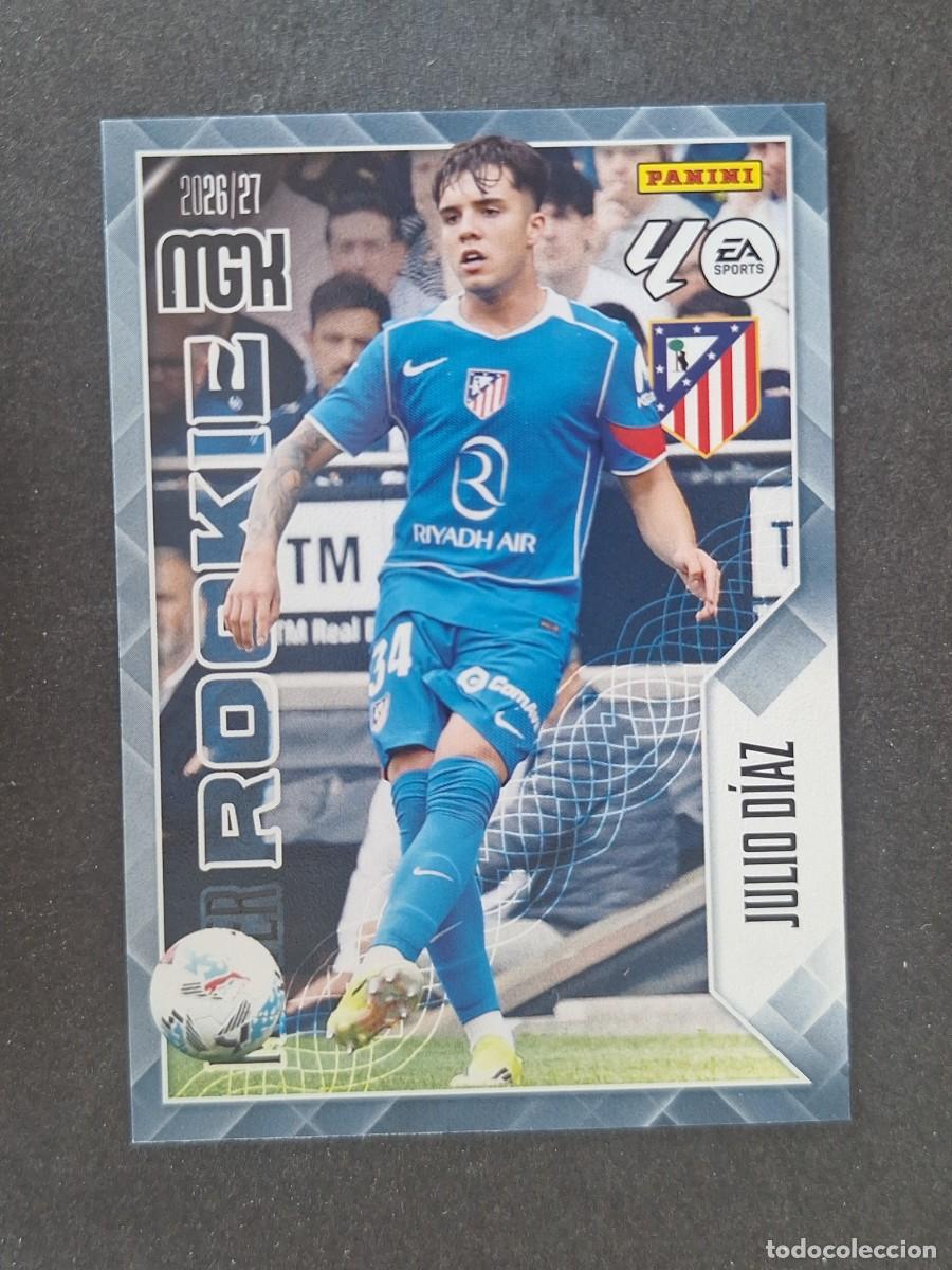 Cromos de f&uacute;tbol: L1 JULIO DIAZ ATLETICO DE MADRID MASTER ROOKIE 415 PANINI MEGACRACKS 2026 2027 26 27