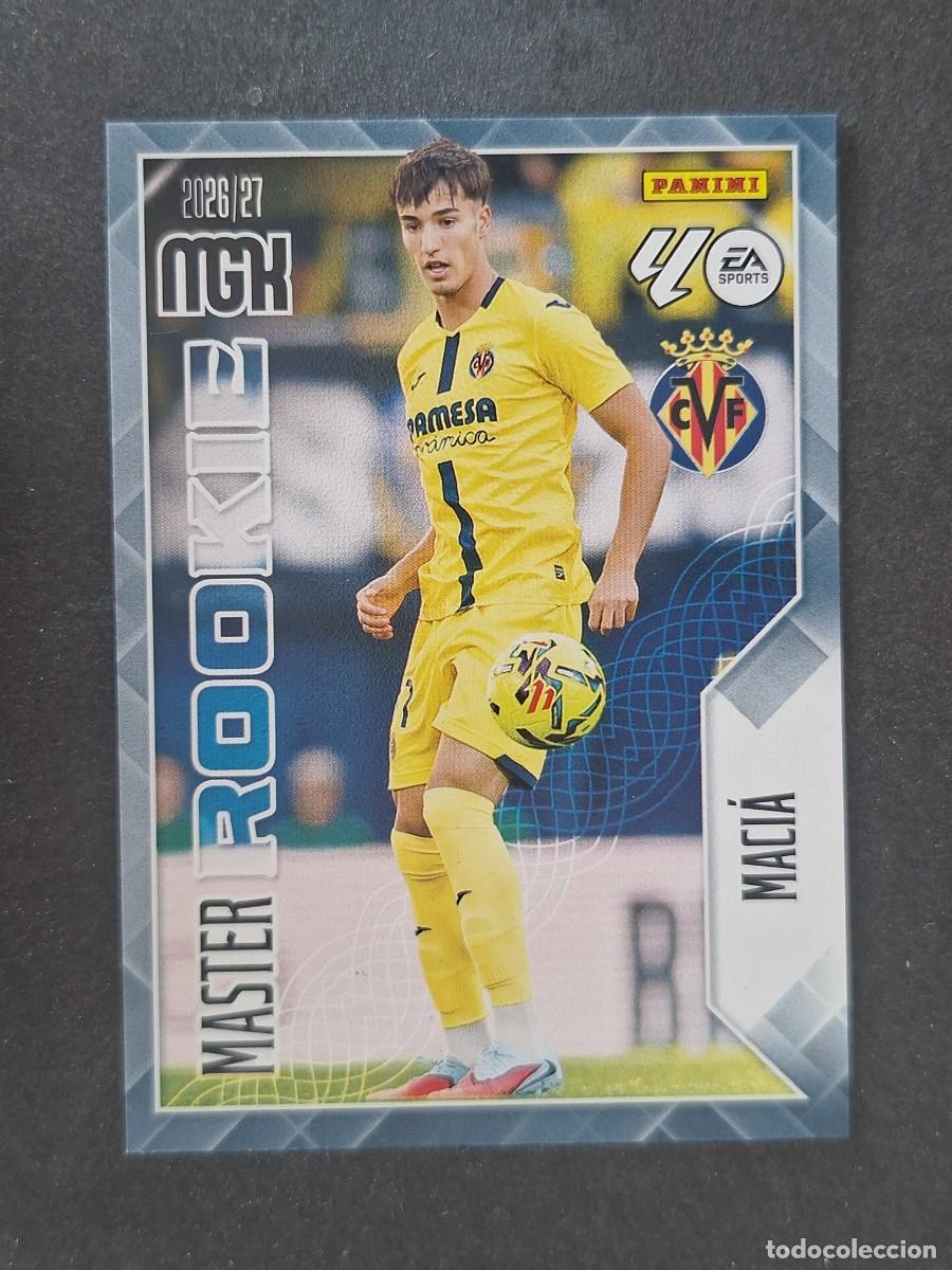 Cromos de f&uacute;tbol: L1 MACIA VILLARREAL C. F. MASTER ROOKIE 417 PANINI MEGACRACKS 2026 2027 26 27