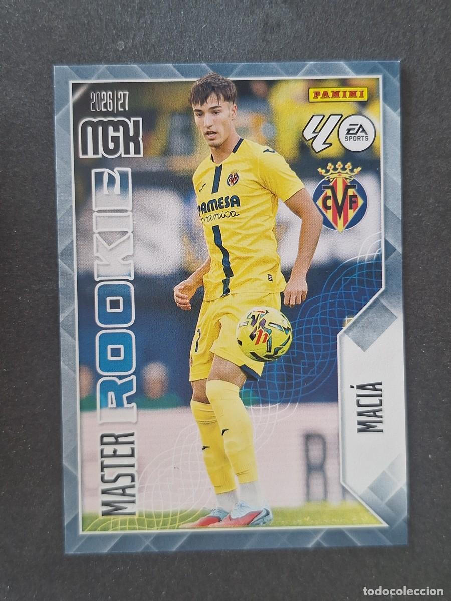 Cromos de f&uacute;tbol: L1 MACIA VILLARREAL C. F. MASTER ROOKIE 417 PANINI MEGACRACKS 2026 2027 26 27