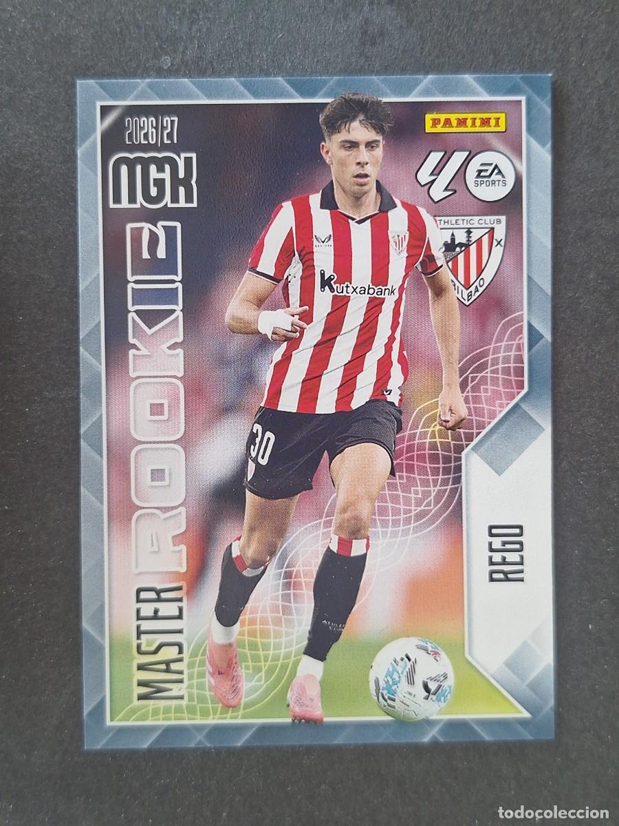 Cromos de f&uacute;tbol: L1 REGO ATHLETIC CLUB DE BILBAO MASTER ROOKIE 418 PANINI MEGACRACKS 2026 2027 26 27