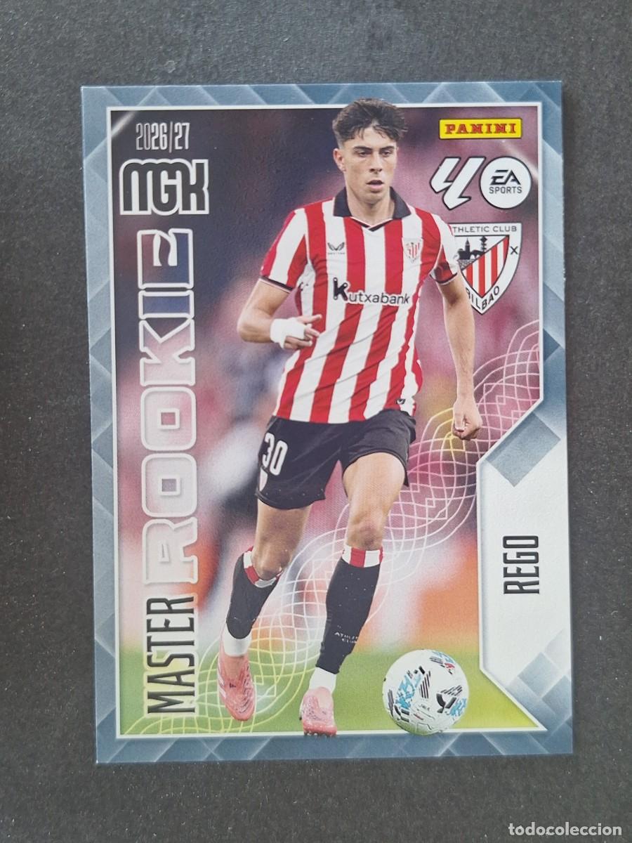 Cromos de f&uacute;tbol: L1 REGO ATHLETIC CLUB DE BILBAO MASTER ROOKIE 418 PANINI MEGACRACKS 2026 2027 26 27