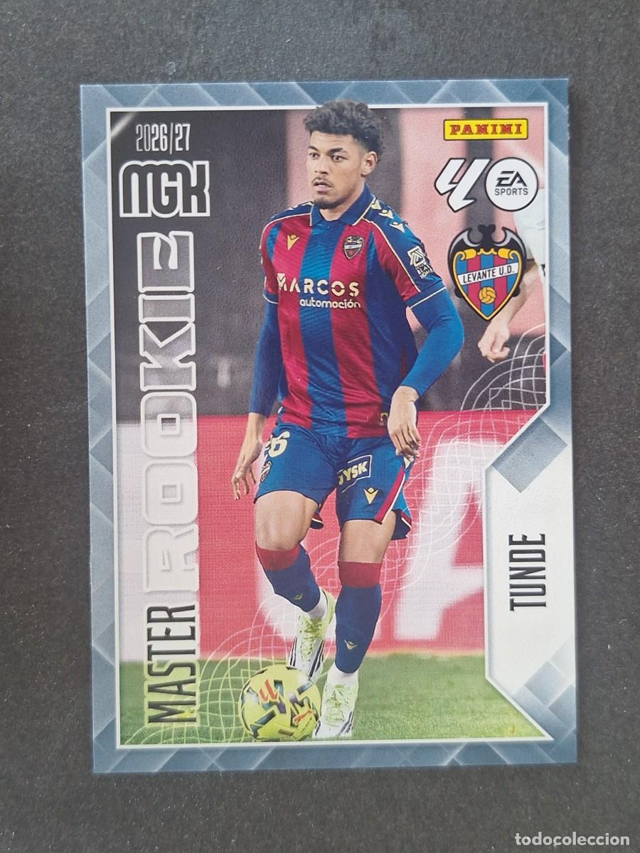 Cromos de f&uacute;tbol: L1 TUNDE LEVANTE U. D. MASTER ROOKIE 421 PANINI MEGACRACKS 2026 2027 26 27