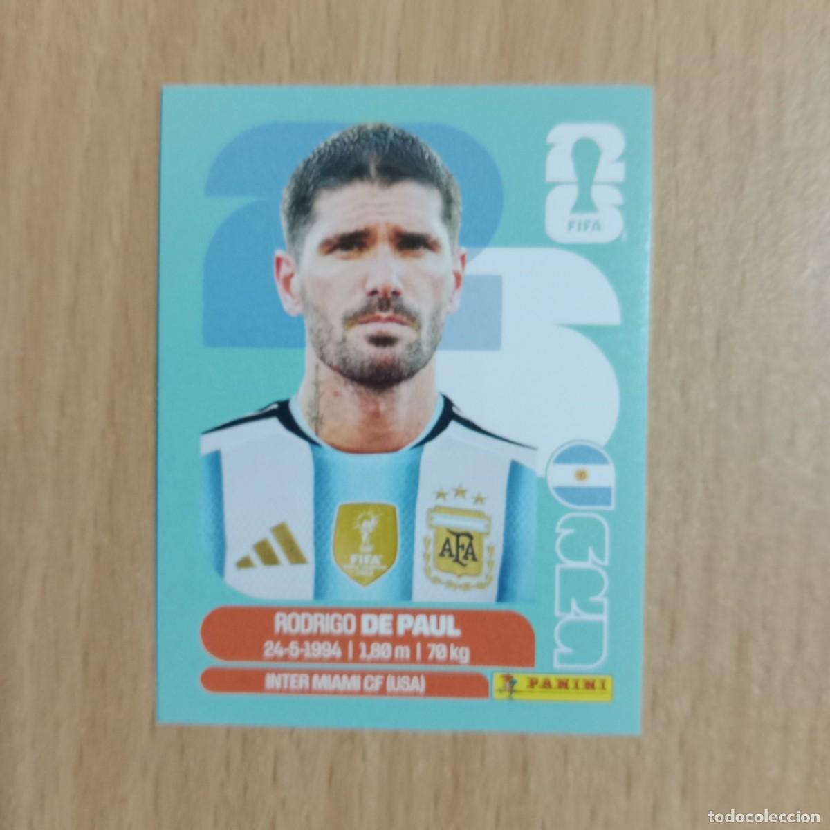 Cromos de f&uacute;tbol: RODRIGO DE PAUL , ARGENTINA , STICKER CROMO N&ordm; ARG 10 , FIFA WORLD CUP 2026 - PANINI - A&Ntilde;O 2026.
