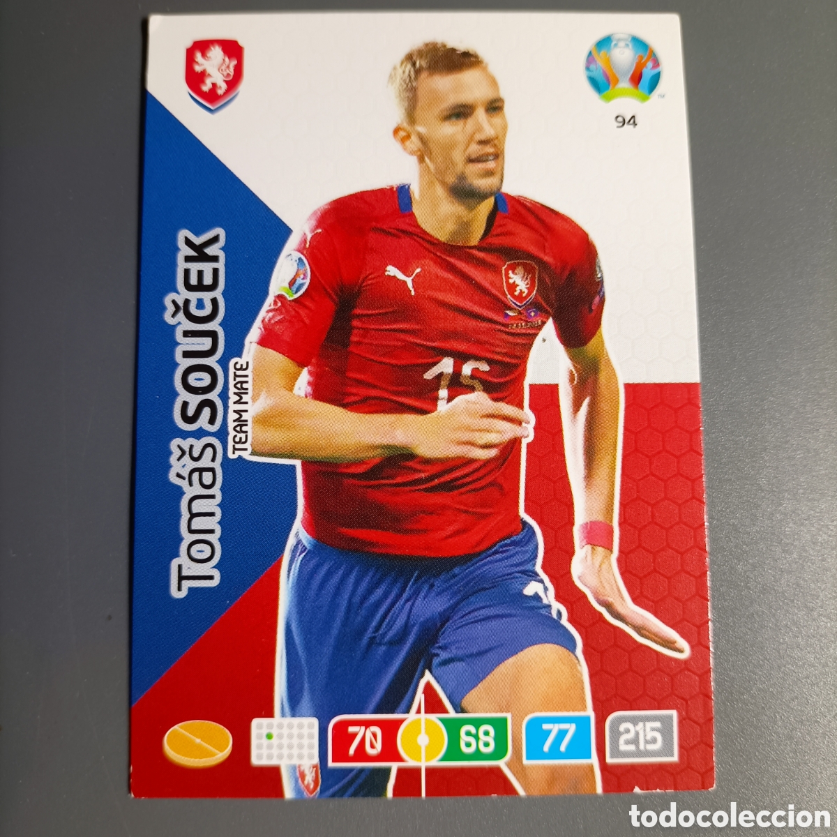 Cromos de f&uacute;tbol: ADRENALYN Euro 2020. (Selecci&oacute;n Checa) №94 TOMAS SOUČEK