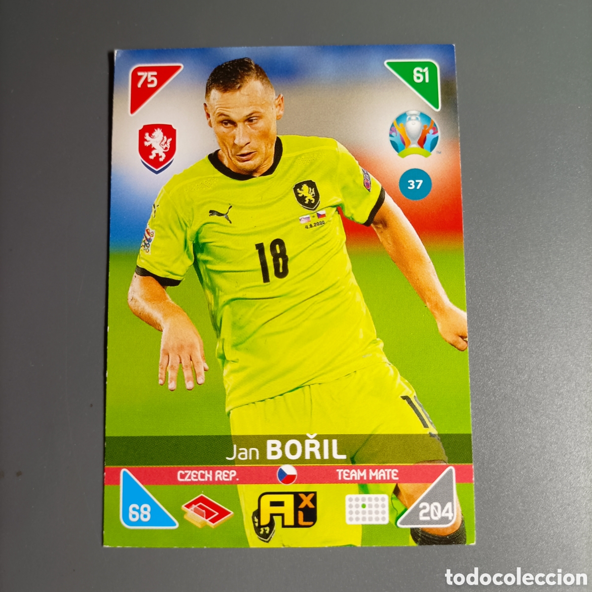 Cromos de f&uacute;tbol: ADRENALYN Euro 2020. (Selecci&oacute;n Checa) №37 JAN BORIL