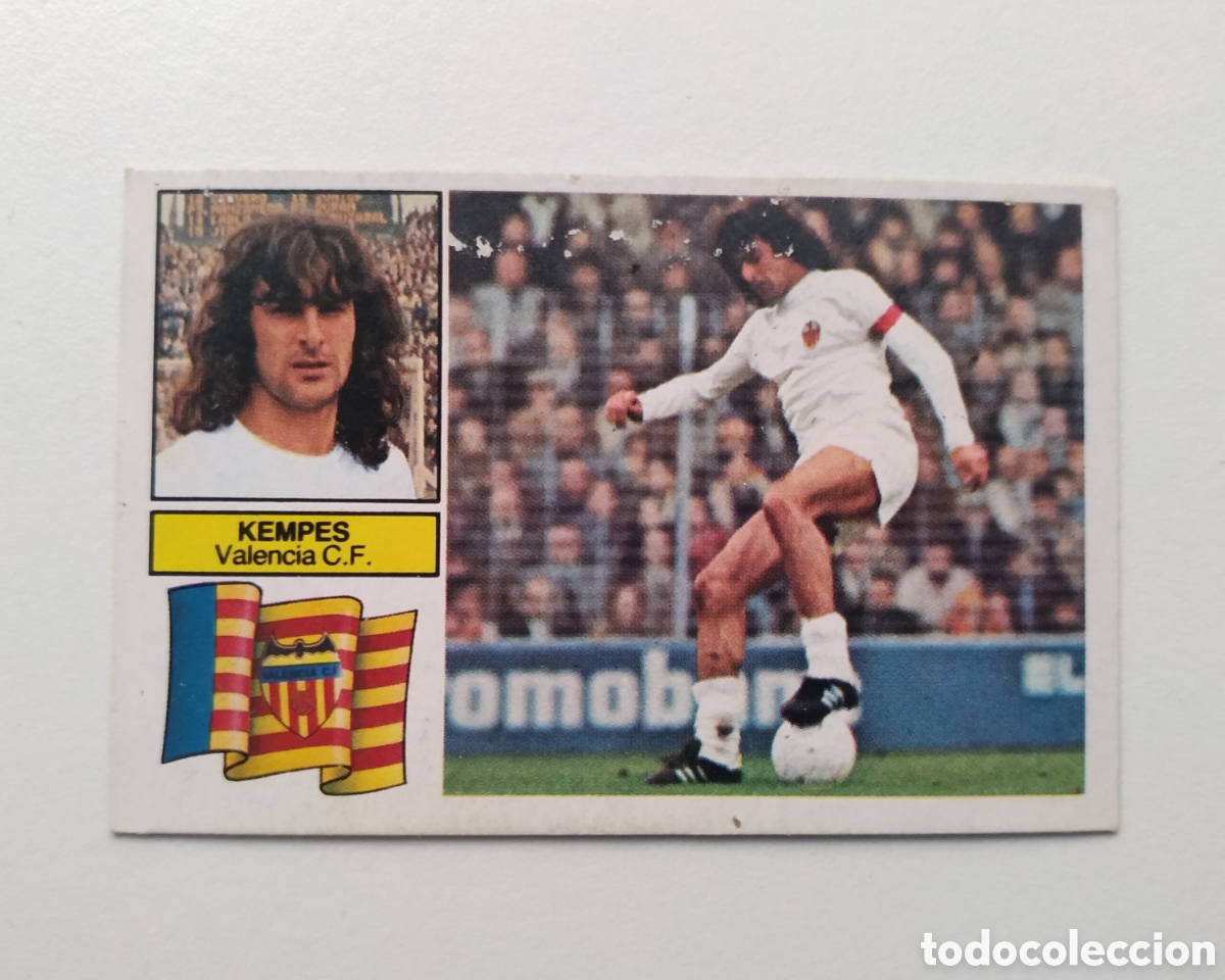 Cromos de f&uacute;tbol: Fichaje 10 Kempes (Valencia) Liga 82-83 ESTE.