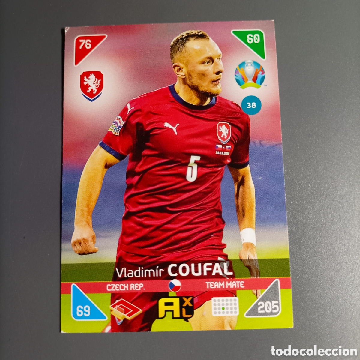 Figurine di Calcio: ADRENALYN Euro 2020. (Selecci&oacute;n Checa) №38 VLADIMIR COUFAL