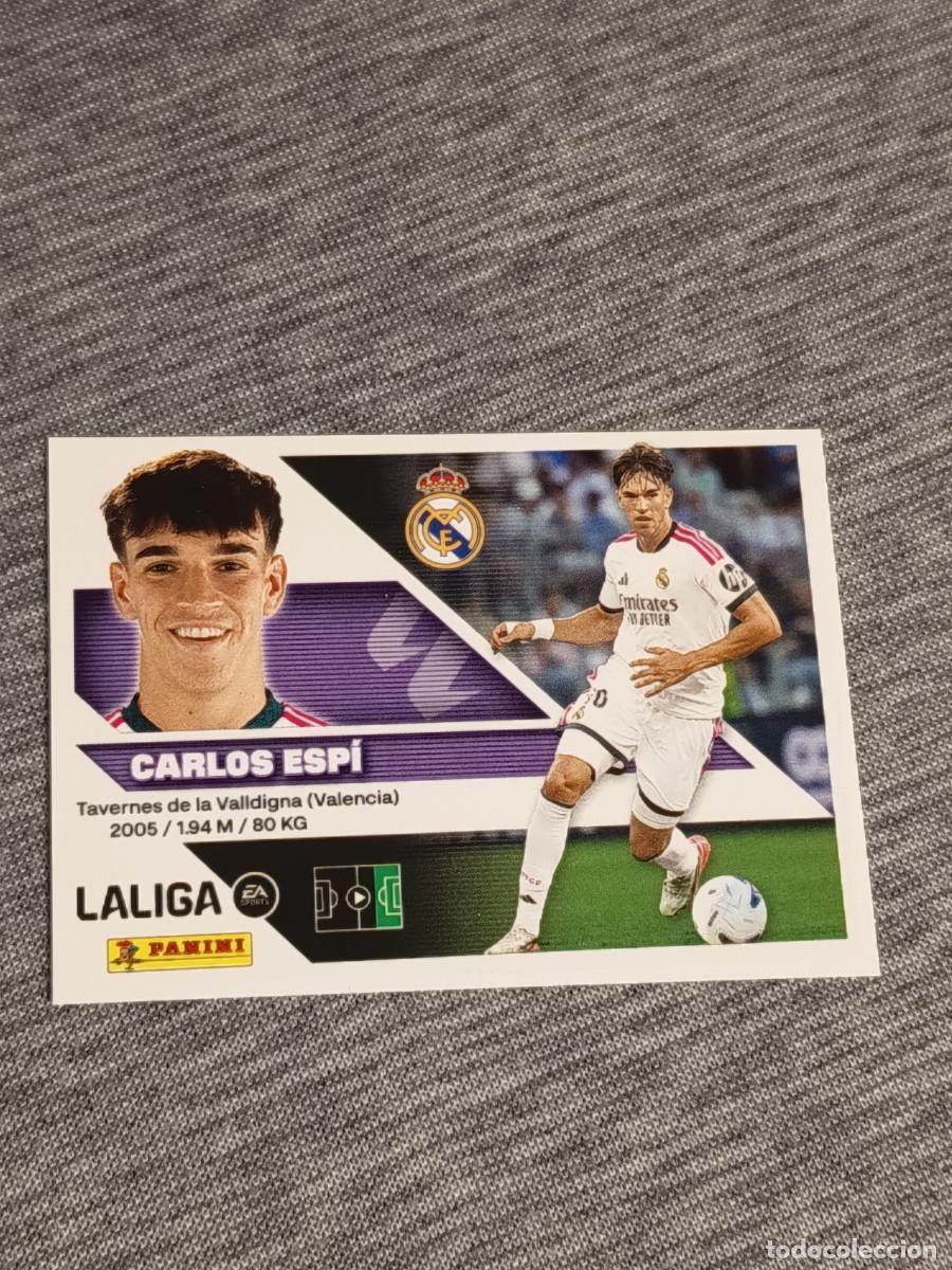 Figurine di Calcio: Liga este 26 27 Panini CARLOS ESPI COLOCA N&deg;17 BIS REAL MADRID nuevo