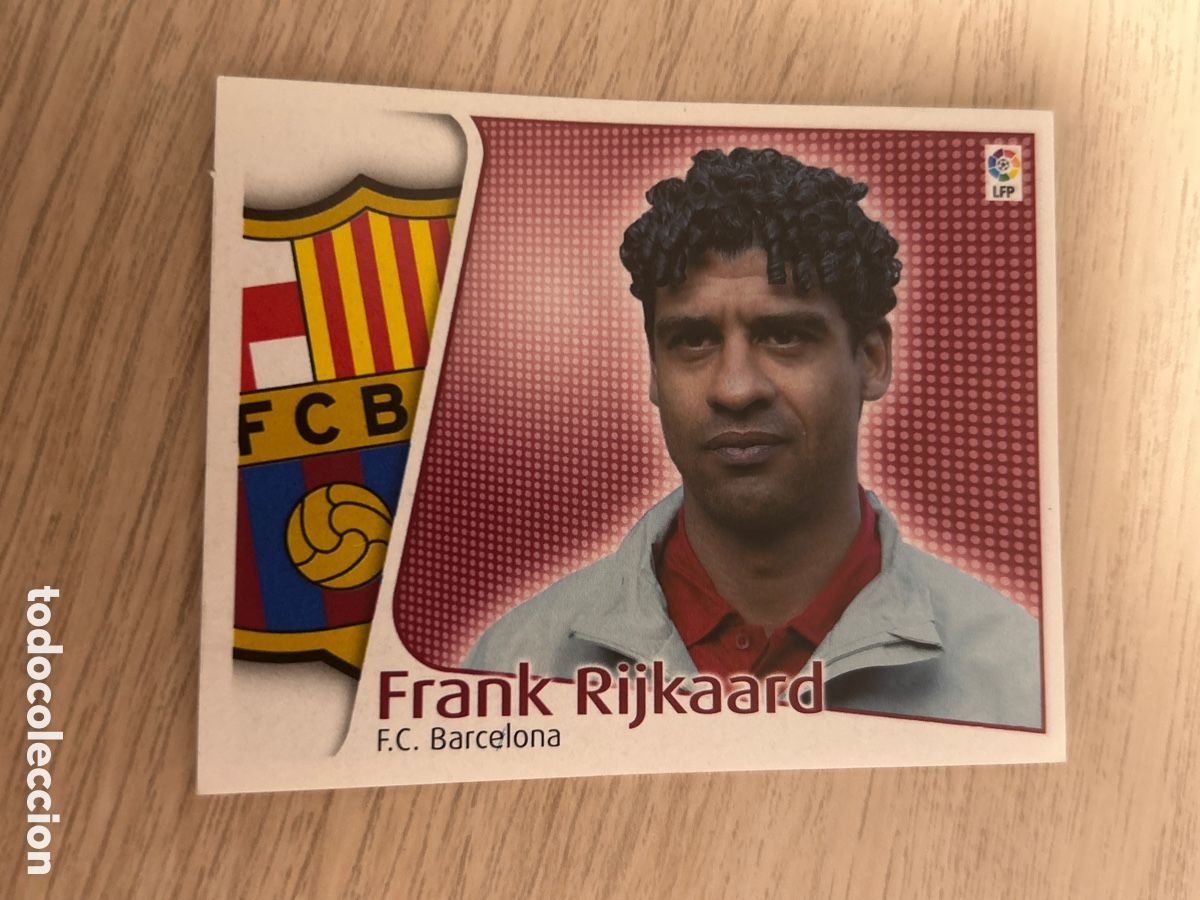 Cromos de Futebol: FRANK RIJKAARD ENTRENADOR BARCELONA LIGA ESTE 2004 2005 04 05 NUNCA PEGADO SIN PEGAR