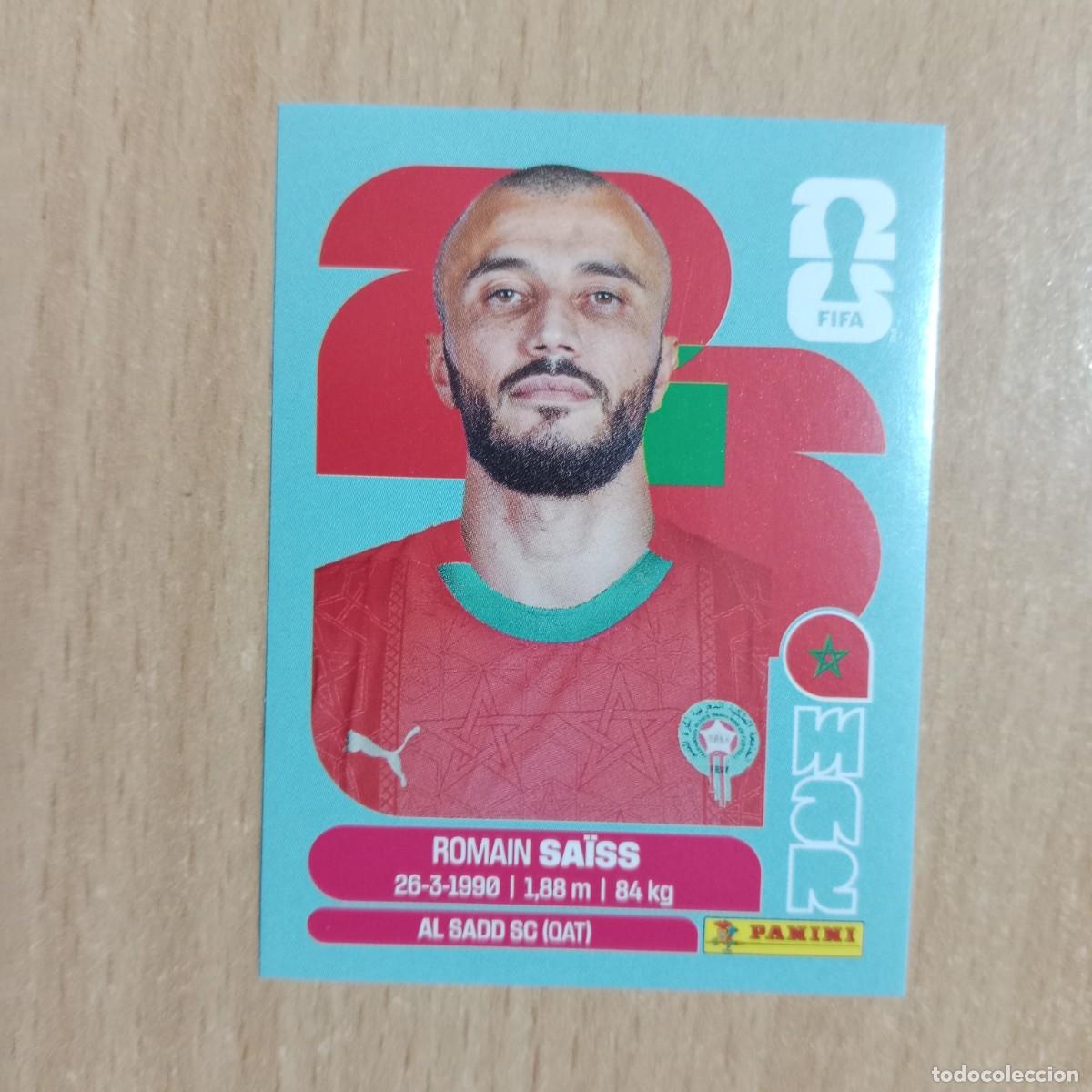 Cromos de Futebol: ROMAIN SA&Iuml;SS , MARRUECOS , STICKER CROMO N&ordm; MAR 7 , FIFA WORLD CUP 2026 - PANINI - A&Ntilde;O 2026.