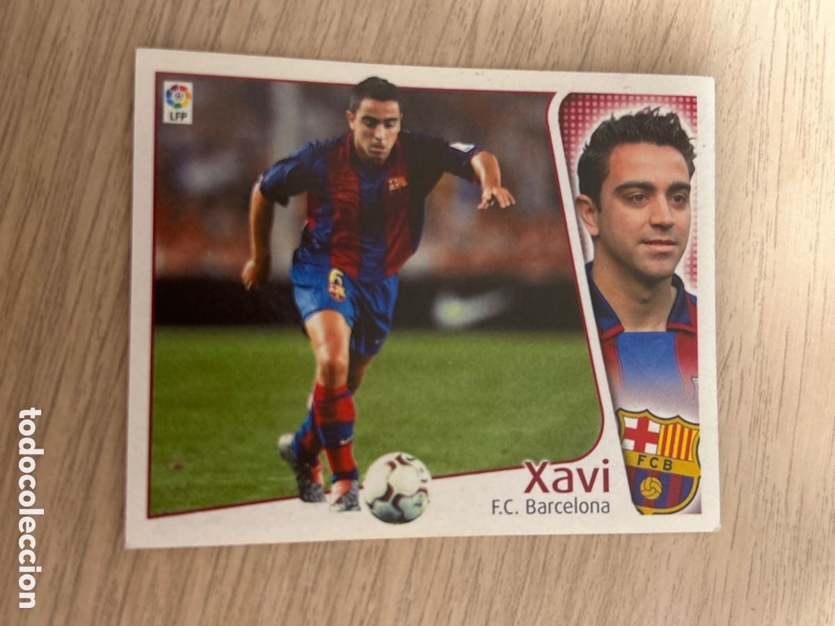 Cromos de Futebol: XAVI BARCELONA LIGA ESTE 2004 2005 04 05 NUNCA PEGADO SIN PEGAR