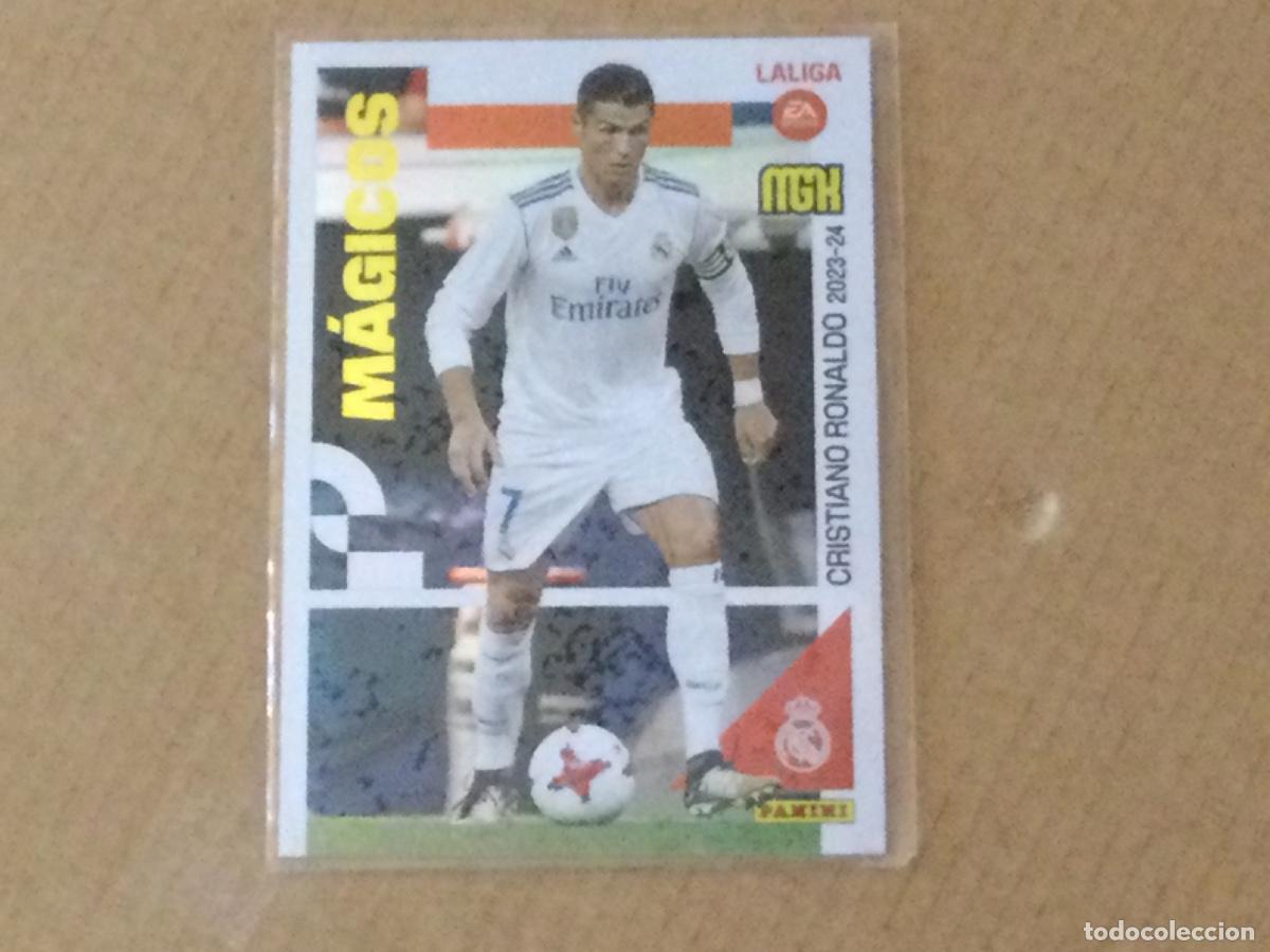 Cromos de f&uacute;tbol: Cromo panini megacracks 2023-24 Cristiano Ronaldo Real Madrid Magicos