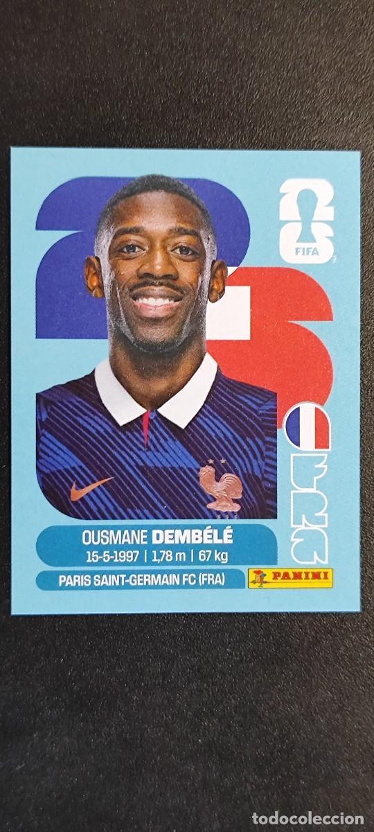 Cromos de f&uacute;tbol: FIFA WORLD CUP 2026 STICKER DEMBELE FRANCIA # FRA15 PANINI