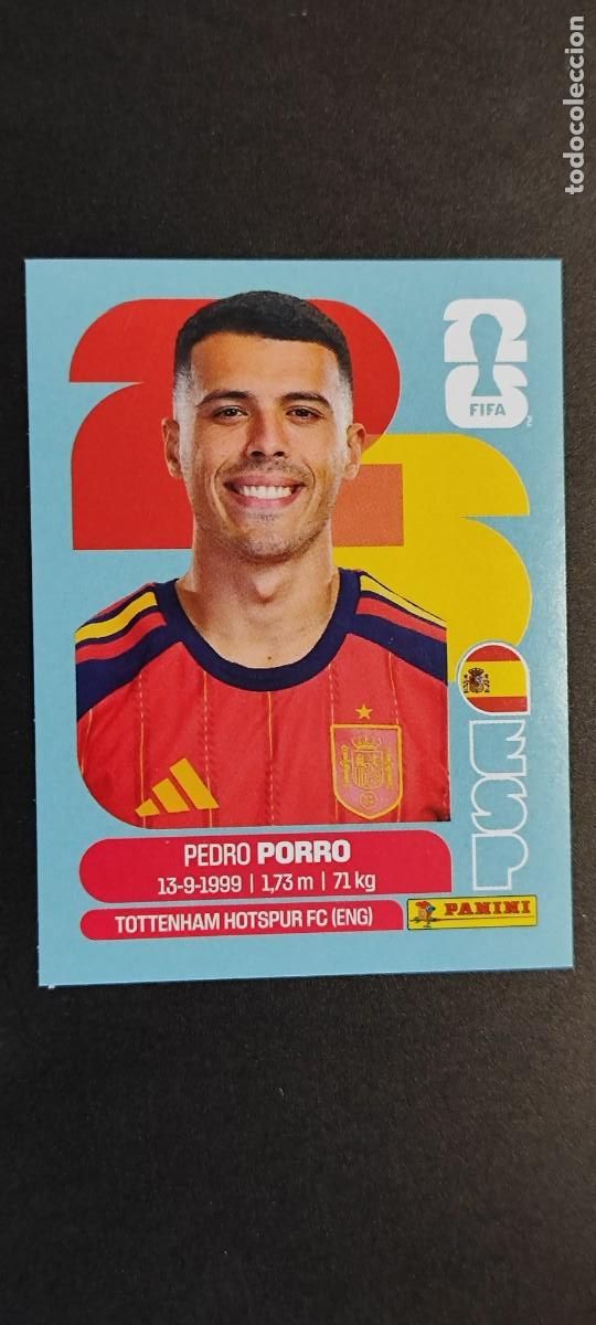 Cromos de f&uacute;tbol: STICKER FIFA WORLD CUP 2026 PEDRO PORRO ESPA&Ntilde;A # ESP6 PANINI