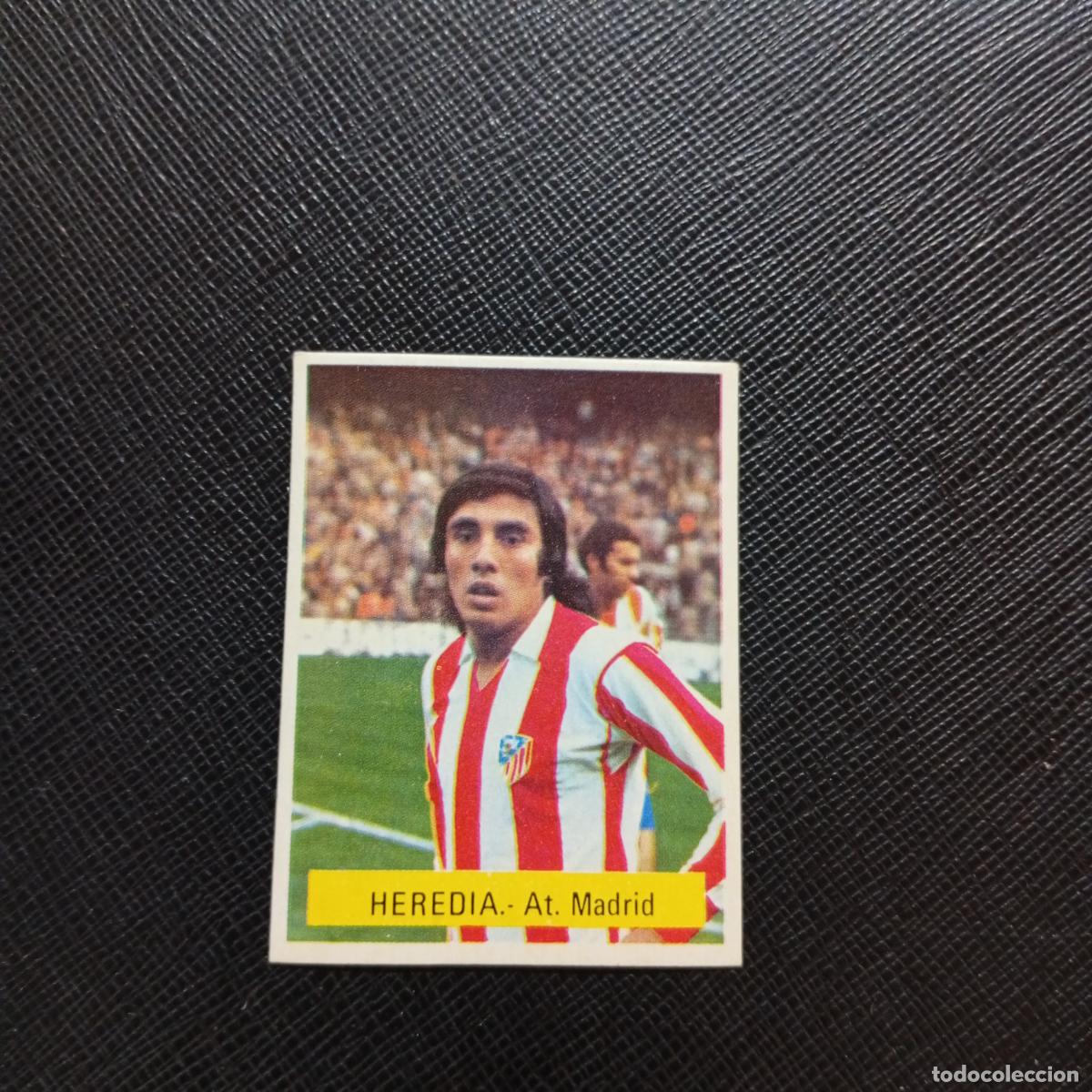 Cromos de f&uacute;tbol: HEREDIA AT MADRID FINI 1975 1976 CROMO FUTBOL LIGA 75 76 - SIN PEGAR - A70 PG10