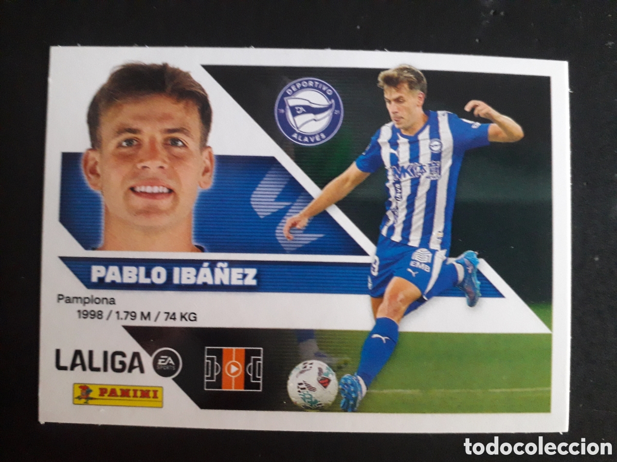 Cromos de f&uacute;tbol: PABLO IB&Aacute;&Ntilde;EZ ALAV&Eacute;S N&deg; 15 ED ESTE 2026 2027 26 27 SIN PEGAR PEDIDO M&Iacute;NIMO 3&euro;