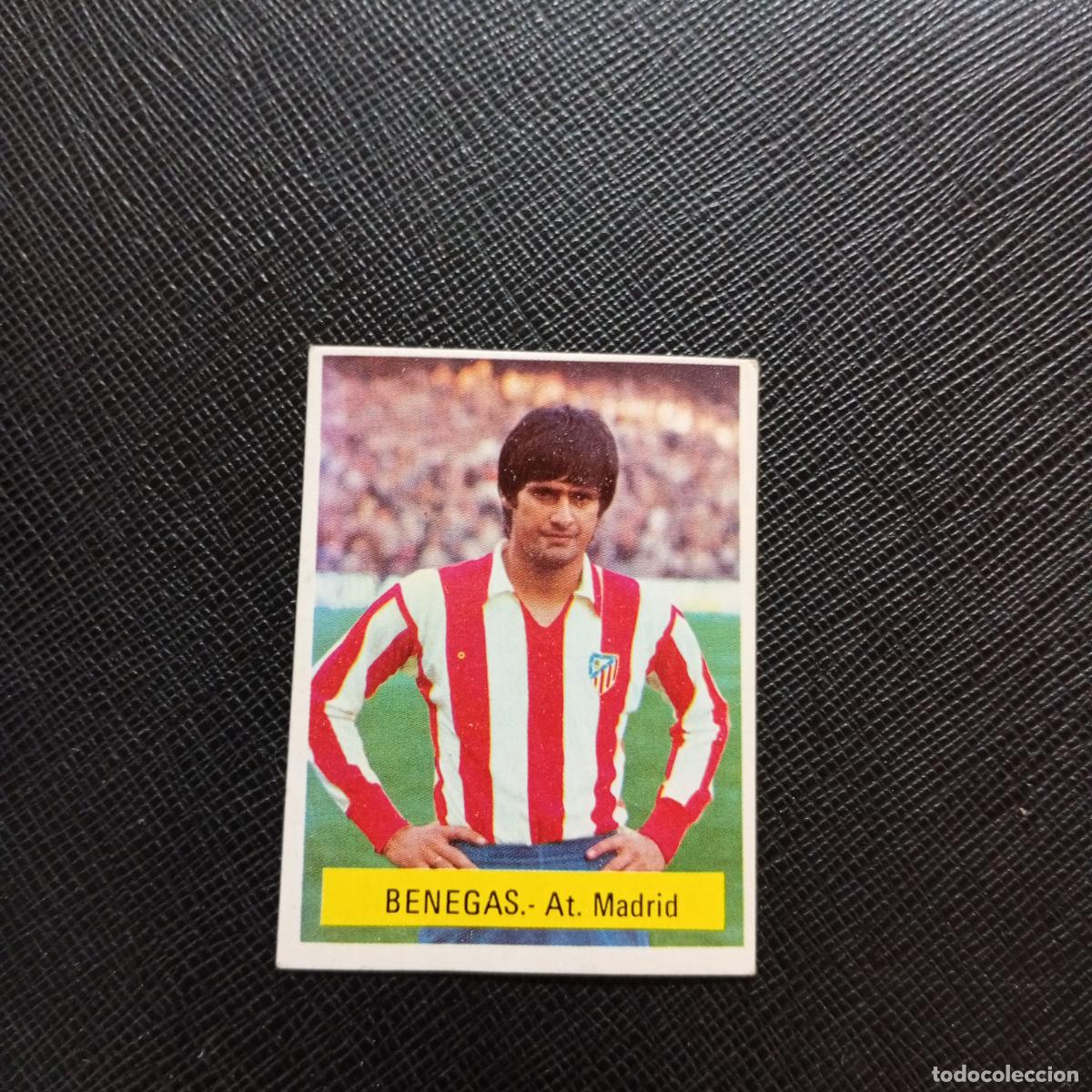 Cromos de f&uacute;tbol: BENEGAS AT MADRID FINI 1975 1976 CROMO FUTBOL LIGA 75 76 - SIN PEGAR - A70 PG10