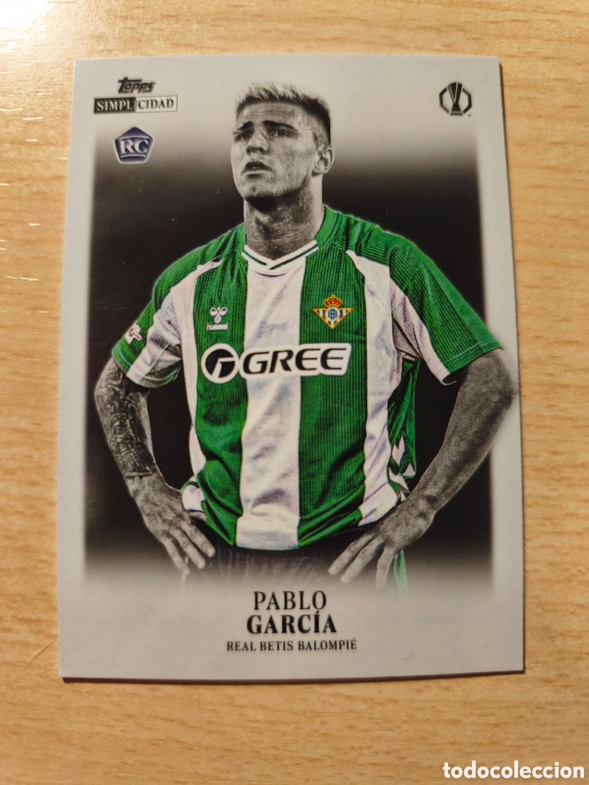 Cromos de f&uacute;tbol: PABLO GARCIA JOYAS RC BETIS TOPPS SIMPLICIDAD 2026 2027 ROOKIE 26 27