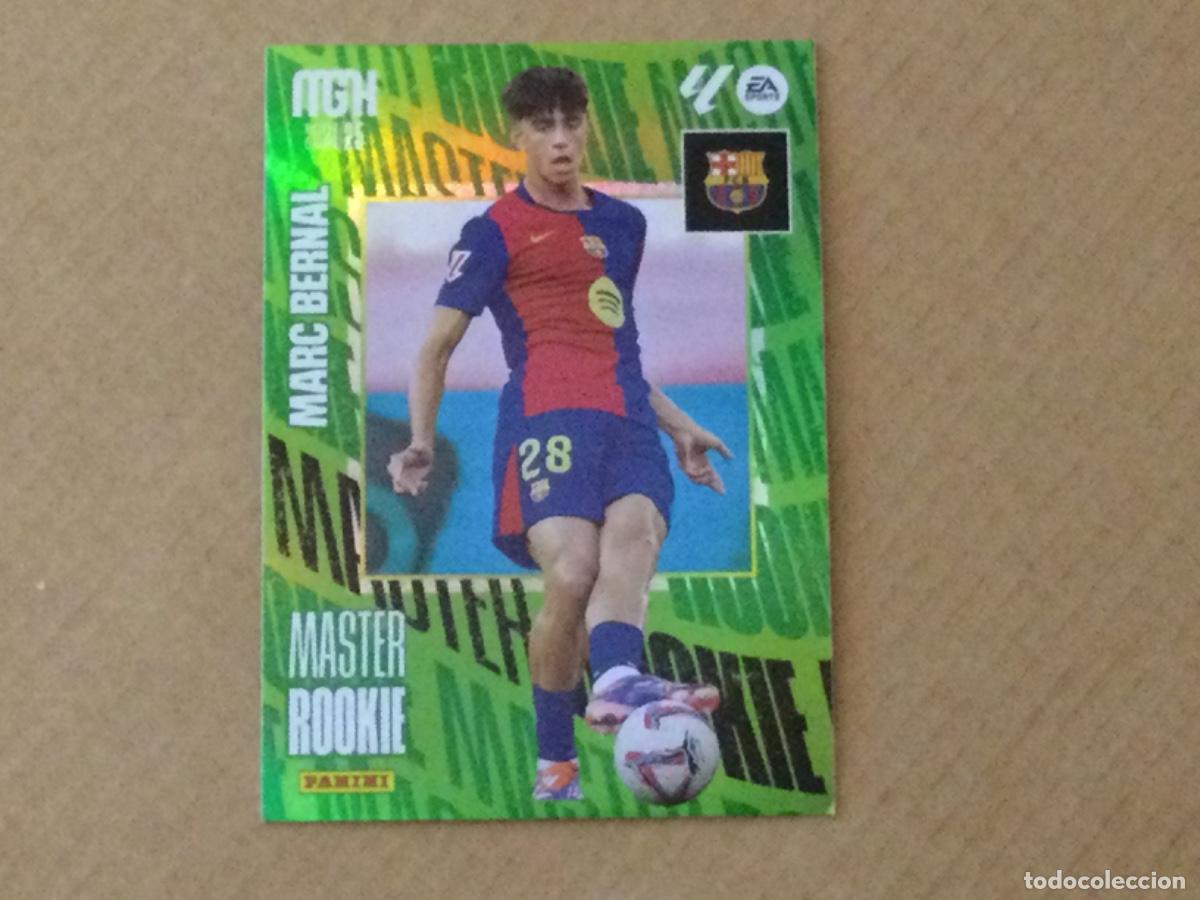 Figurine di Calcio: Cromo panini megacracks 2024-25 Marc Bernal Barcelona Master rookie