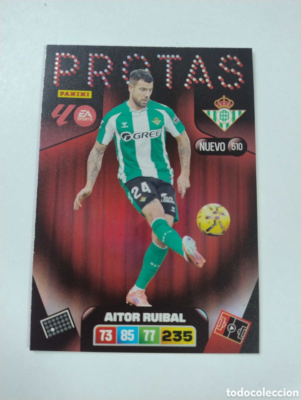 Cromos de f&uacute;tbol: 510 - Aitor Ruibal - Betis - Adrenalyn XL Liga 2025 - 2026 Nuevo Protas