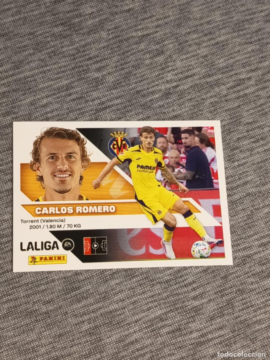 Cromos de f&uacute;tbol: Liga este 26 27 Panini CALOS ROMERO FICHAJE N&deg;4 VILLARREAL nuevo