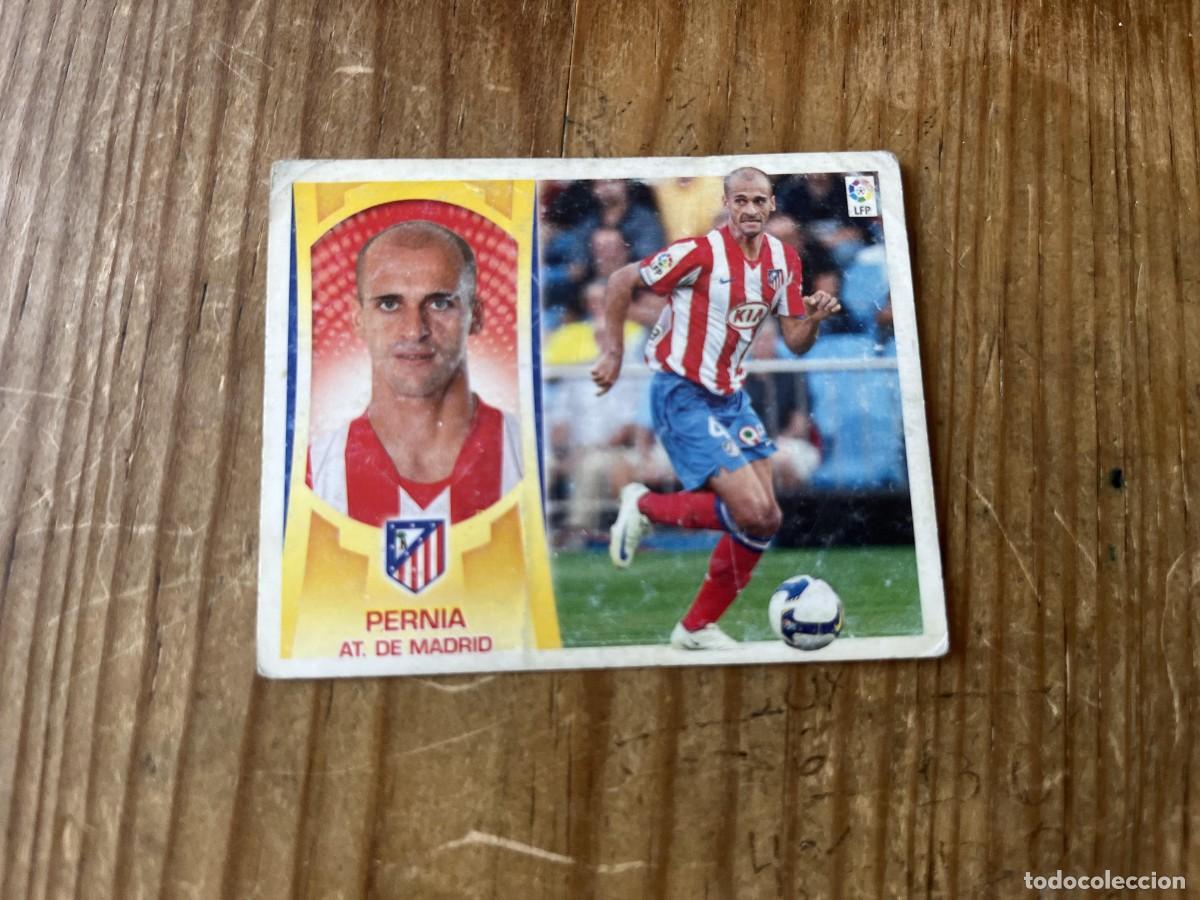 Cromos de f&uacute;tbol: CROMO SIN PEGAR NUNCA PEGADO ALBUM LIGA ESTE 09 10 2009 2010 ATLETICO MADRID # 7B PERNIA