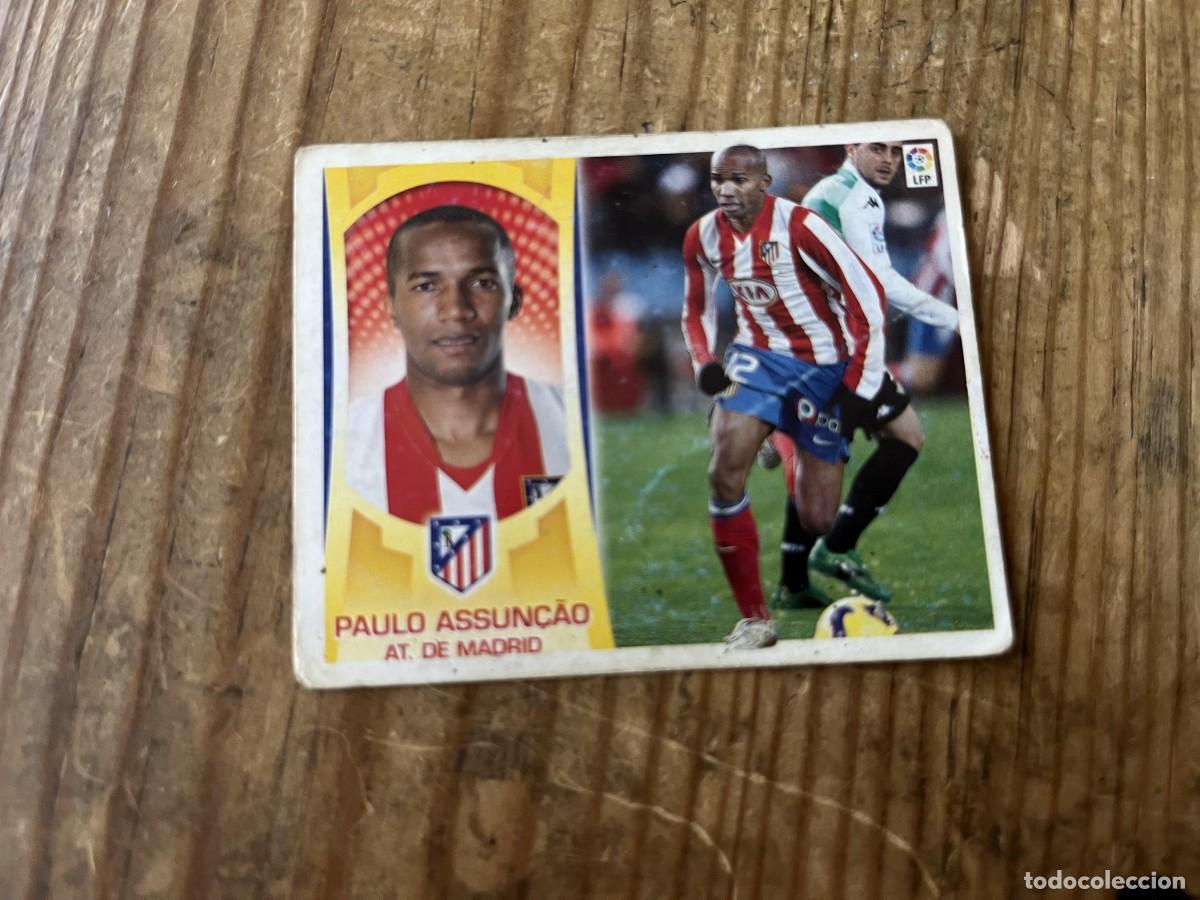 Cromos de f&uacute;tbol: CROMO SIN PEGAR NUNCA PEGADO ALBUM LIGA ESTE 09 10 2009 2010 ATLETICO MADRID # 12 PAULO ASSUNCAO