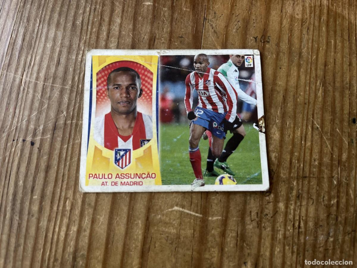Cromos de f&uacute;tbol: CROMO SIN PEGAR NUNCA PEGADO ALBUM LIGA ESTE 09 10 2009 2010 ATLETICO MADRID # 12 PAULO ASSUNCAO