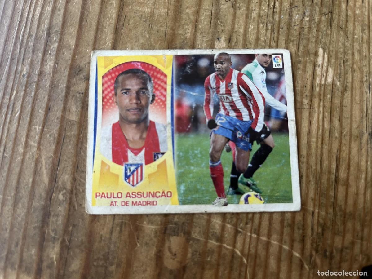 Cromos de f&uacute;tbol: CROMO SIN PEGAR NUNCA PEGADO ALBUM LIGA ESTE 09 10 2009 2010 ATLETICO MADRID # 12 PAULO ASSUNCAO