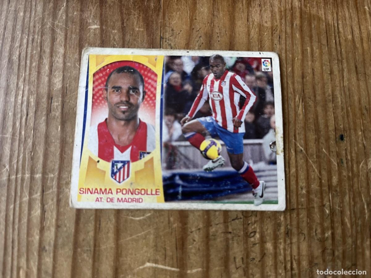 Cromos de f&uacute;tbol: CROMO SIN PEGAR NUNCA PEGADO ALBUM LIGA ESTE 09 10 2009 2010 ATLETICO MADRID # 16 SINAMA PONGOLLE