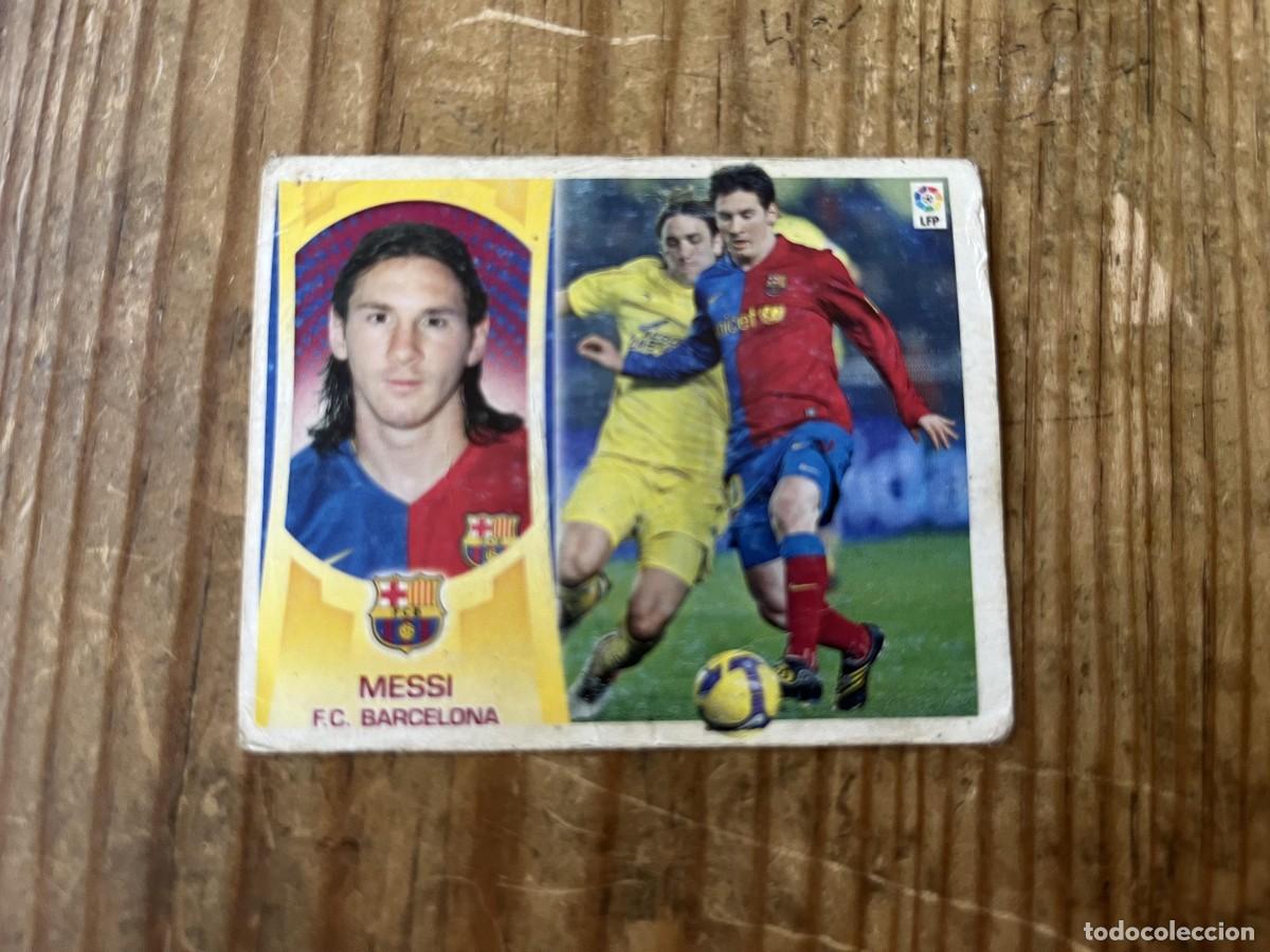Cromos de f&uacute;tbol: CROMO SIN PEGAR NUNCA PEGADO ALBUM LIGA ESTE 09 10 2009 2010 BARCELONA # 15 LIONEL MESSI