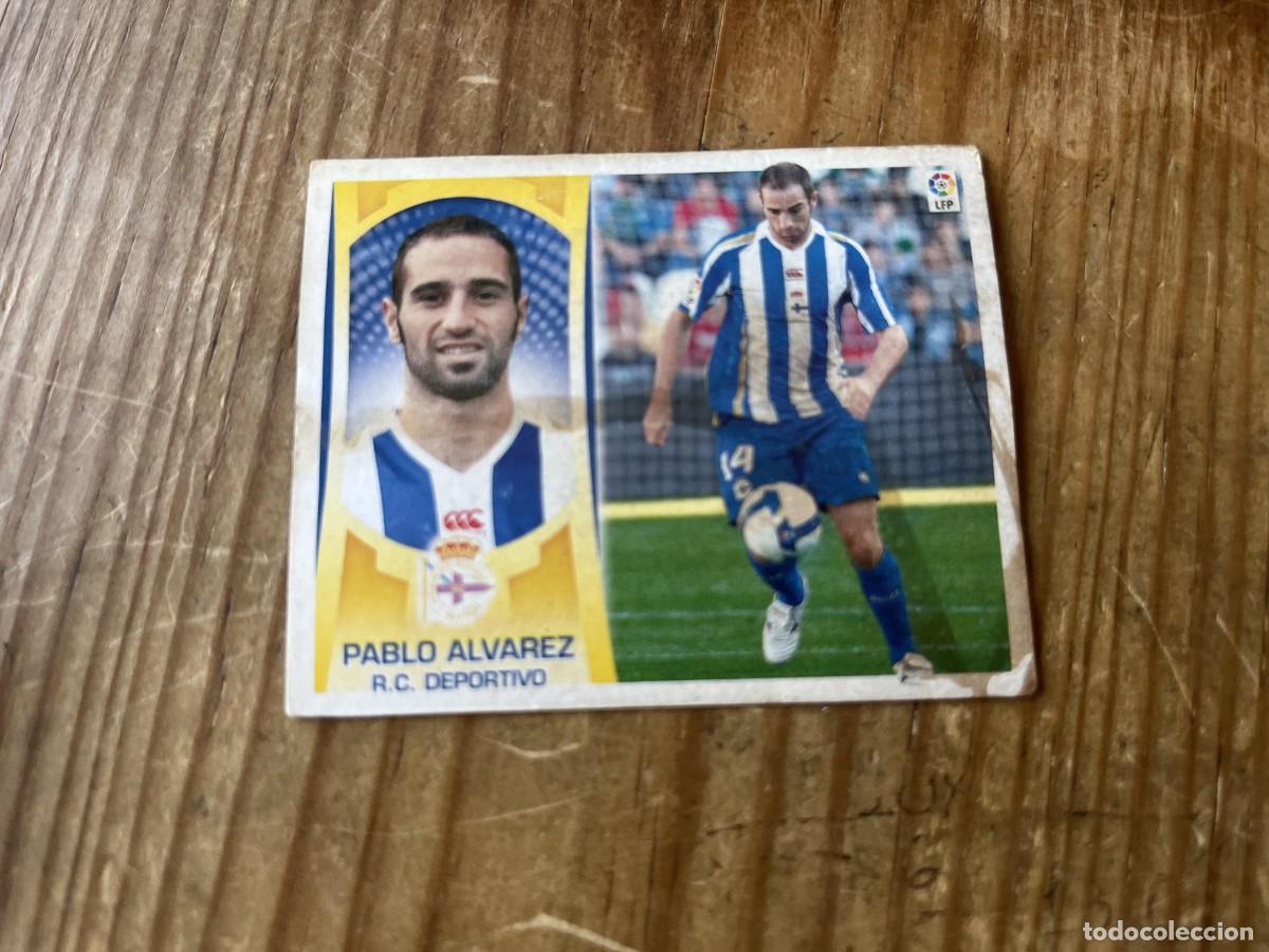 Cromos de f&uacute;tbol: CROMO SIN PEGAR NUNCA PEGADO ALBUM LIGA ESTE 09 10 2009 2010 DEPORTIVO CORU&Ntilde;A # 8A PABLO ALVAREZ