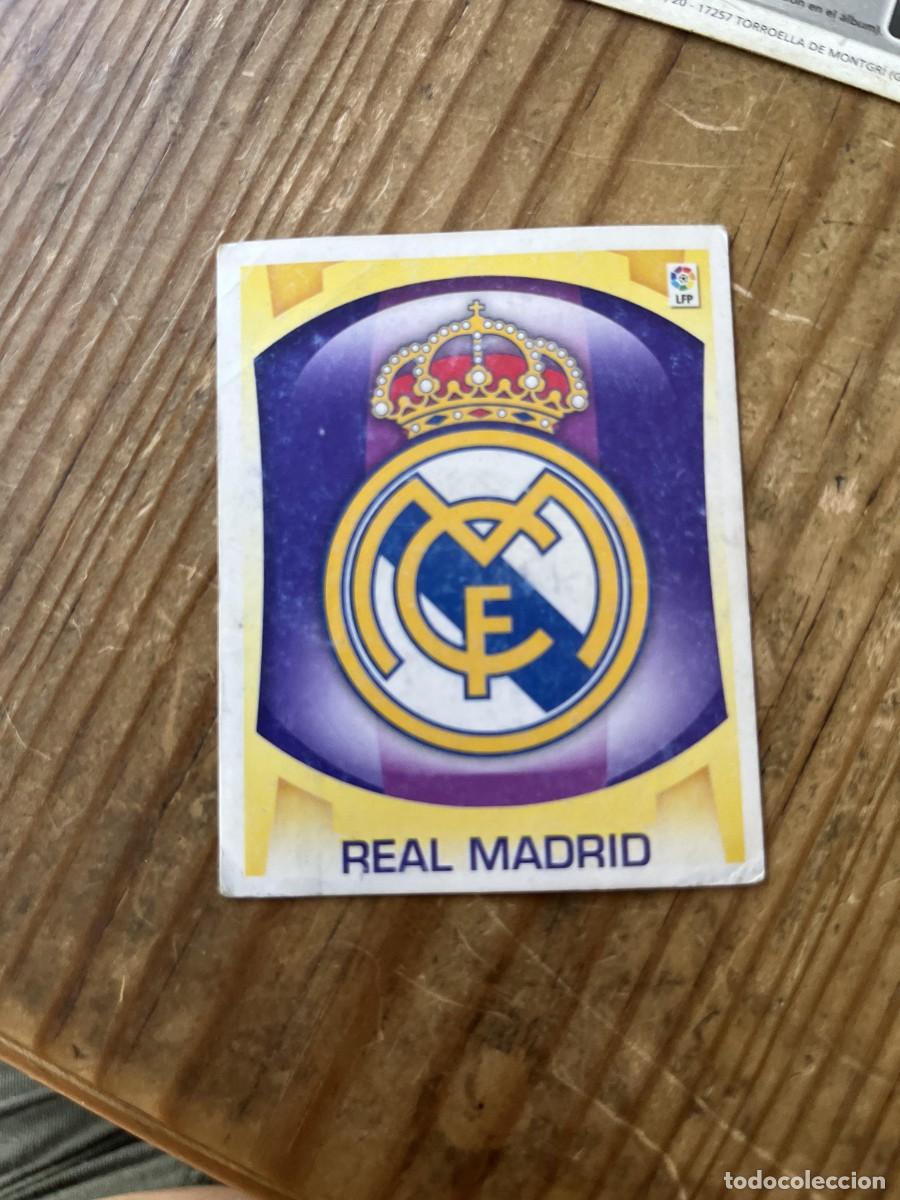Cromos de f&uacute;tbol: CROMO SIN PEGAR NUNCA PEGADO ALBUM LIGA ESTE 09 10 2009 2010 REAL MADRID ESCUDO