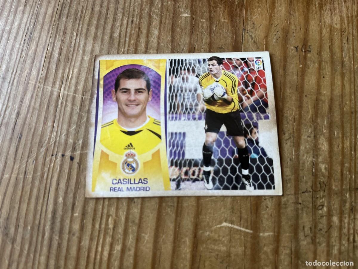 Cromos de f&uacute;tbol: CROMO SIN PEGAR NUNCA PEGADO ALBUM LIGA ESTE 09 10 2009 2010 REAL MADRID # 1 IKER CASILLAS