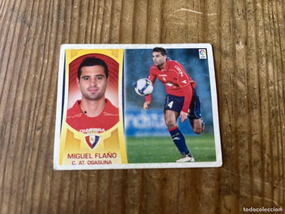 Fu&szlig;ball-Sticker: CROMO SIN PEGAR NUNCA PEGADO ALBUM LIGA ESTE 09 10 2009 2010 OSASUNA # 5A MIGUEL FLA&Ntilde;O